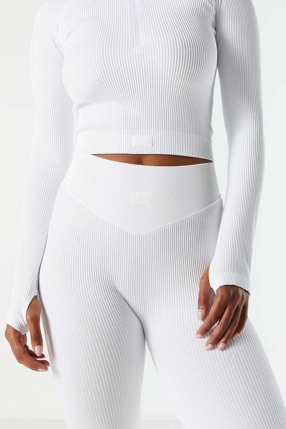 Sommer Ray Seamless Ribbed Quarter Zip Active Top Sommer Ray Seamless Ribbed Quarter Zip Active Top 12