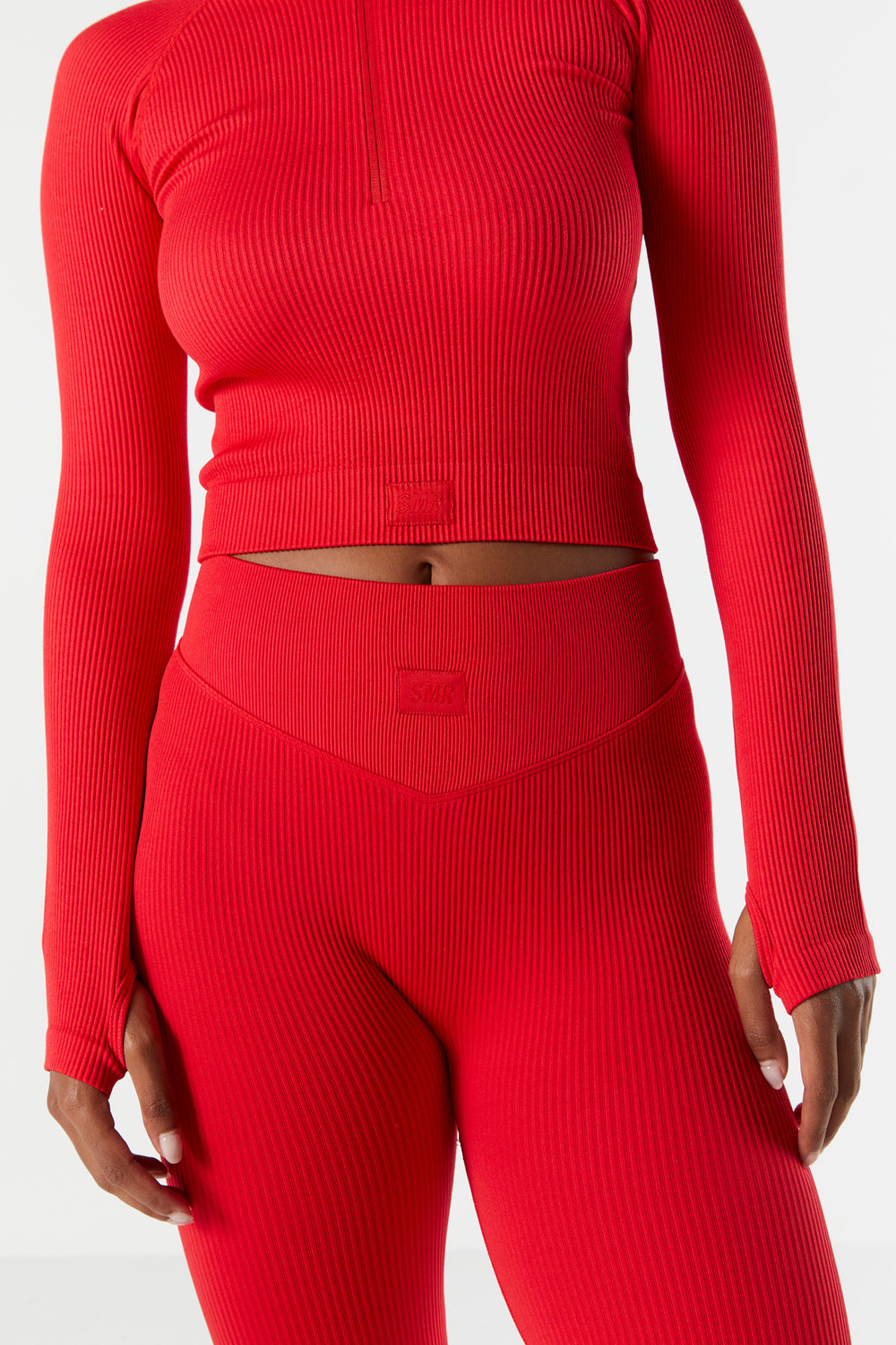 Sommer Ray Seamless Ribbed Quarter Zip Active Top Sommer Ray Seamless Ribbed Quarter Zip Active Top 20