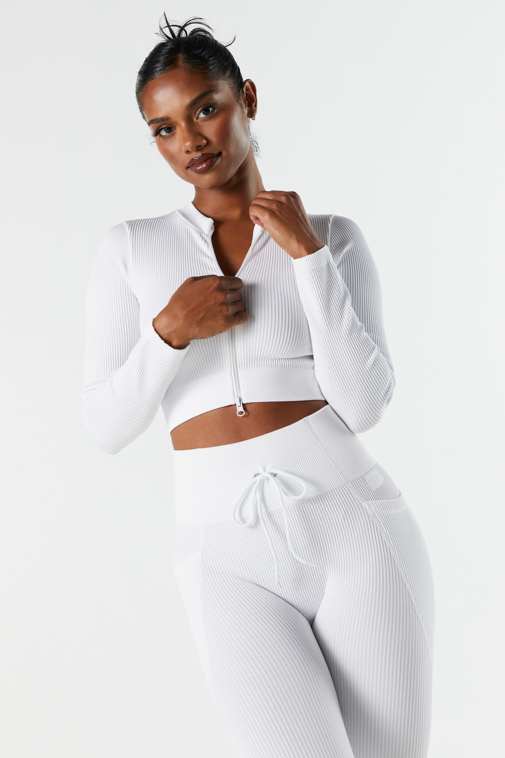 Sommer Ray Seamless Ribbed Zip-Up Active Top Sommer Ray Seamless Ribbed Zip-Up Active Top 13