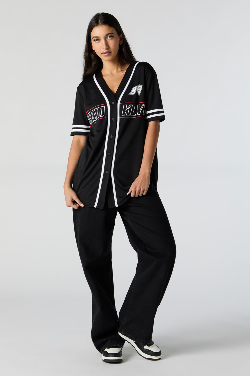 Graphic Mesh Baseball Jersey Graphic Mesh Baseball Jersey 6