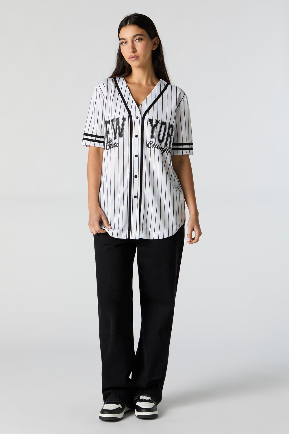 Graphic Mesh Baseball Jersey Graphic Mesh Baseball Jersey 3