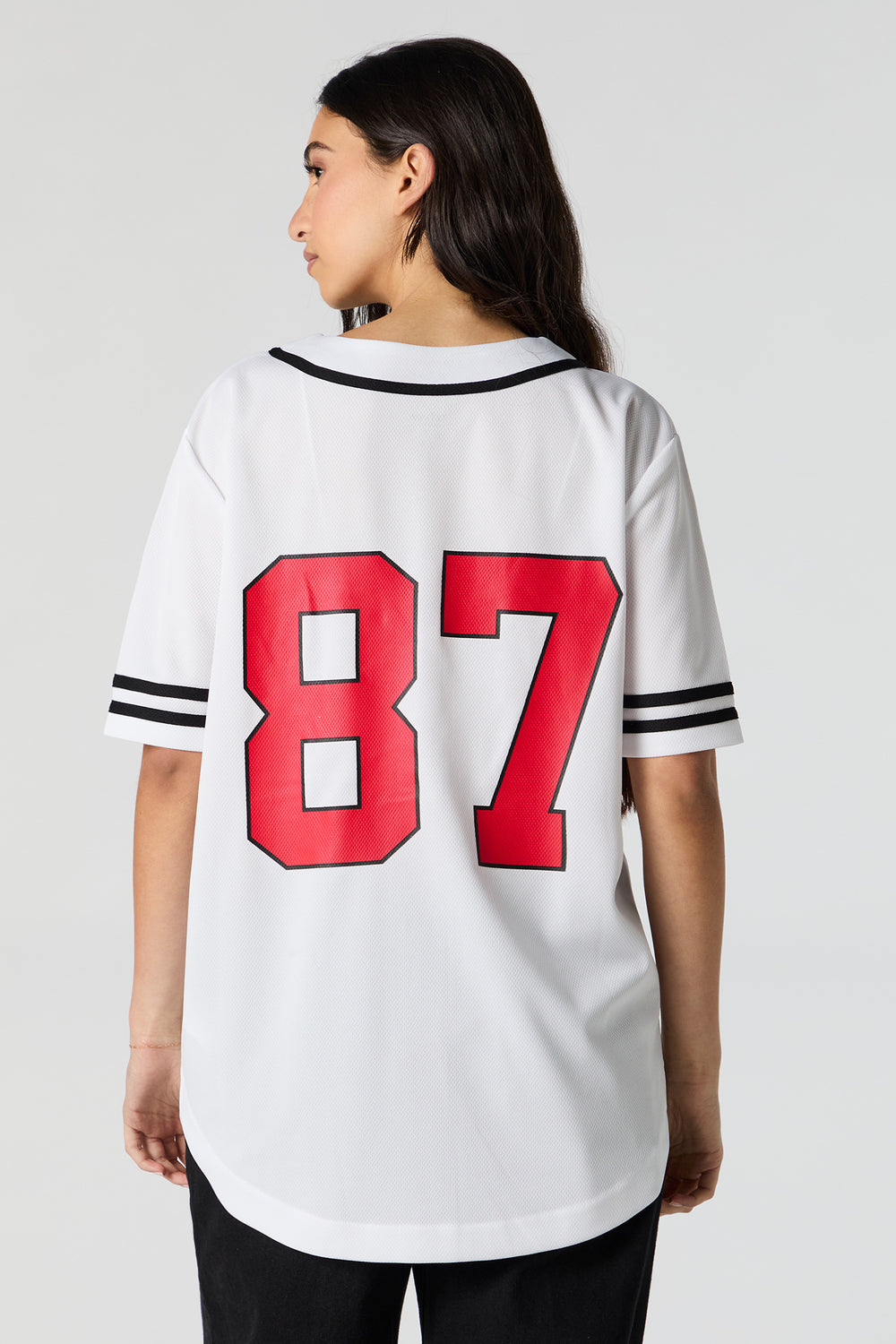 Graphic Mesh Baseball Jersey Graphic Mesh Baseball Jersey 8