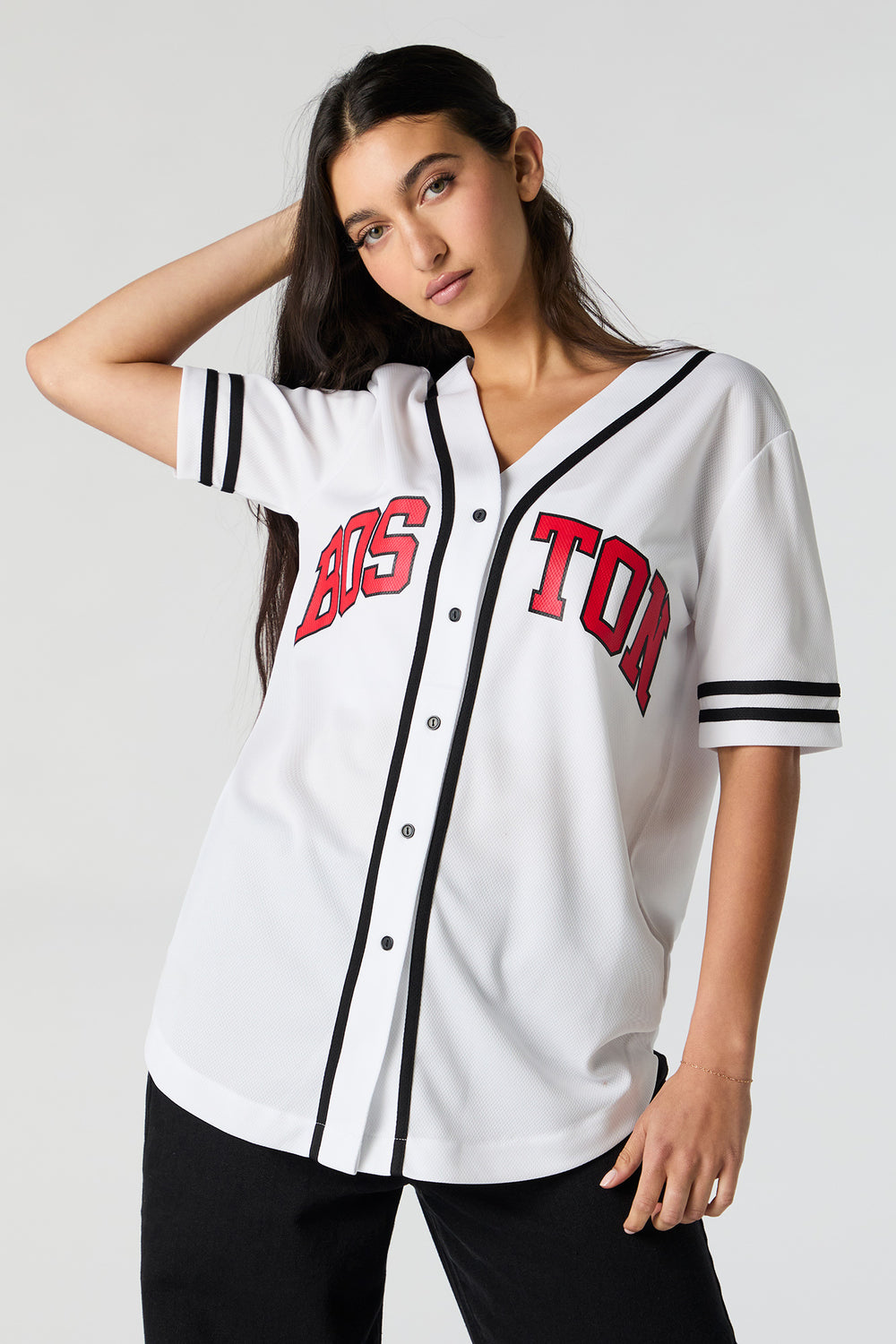 Graphic Mesh Baseball Jersey Graphic Mesh Baseball Jersey 7