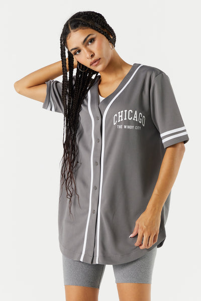 91 Graphic Baseball Jersey – Charlotte Russe