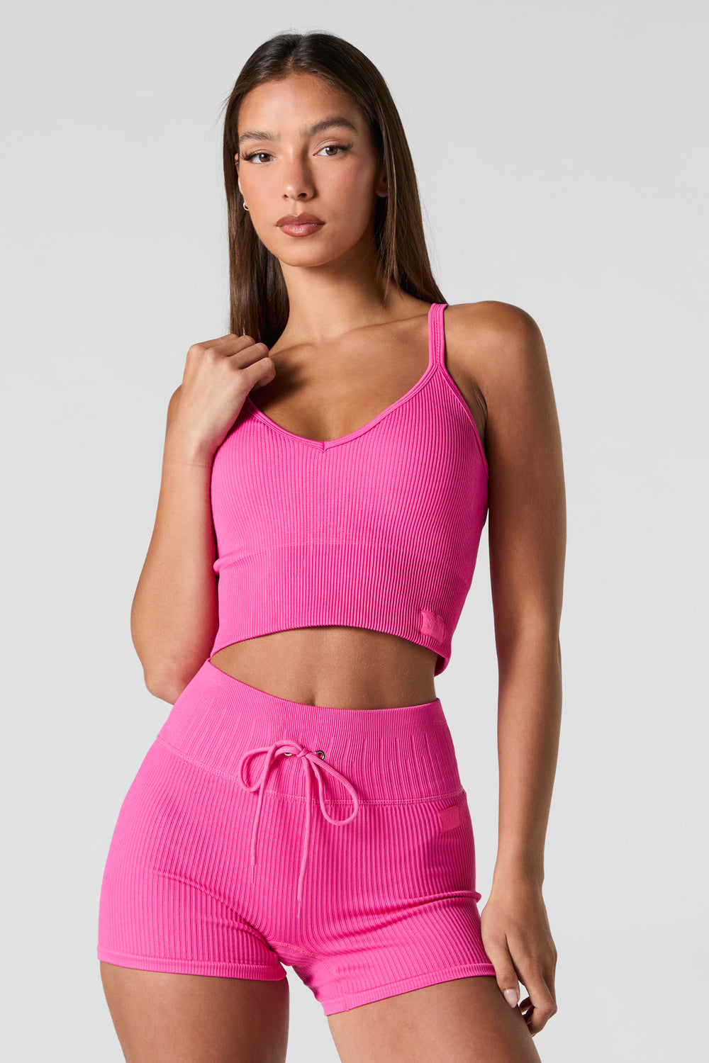 Sommer Ray Active Seamless Ribbed V-Neck Tank Sommer Ray Active Seamless Ribbed V-Neck Tank 14