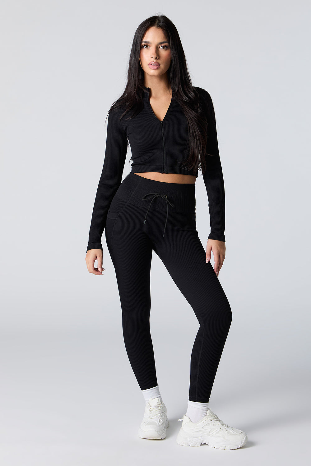 Sommer Ray Active Seamless Ribbed Zip-Up Long Sleeve Top Sommer Ray Active Seamless Ribbed Zip-Up Long Sleeve Top 6