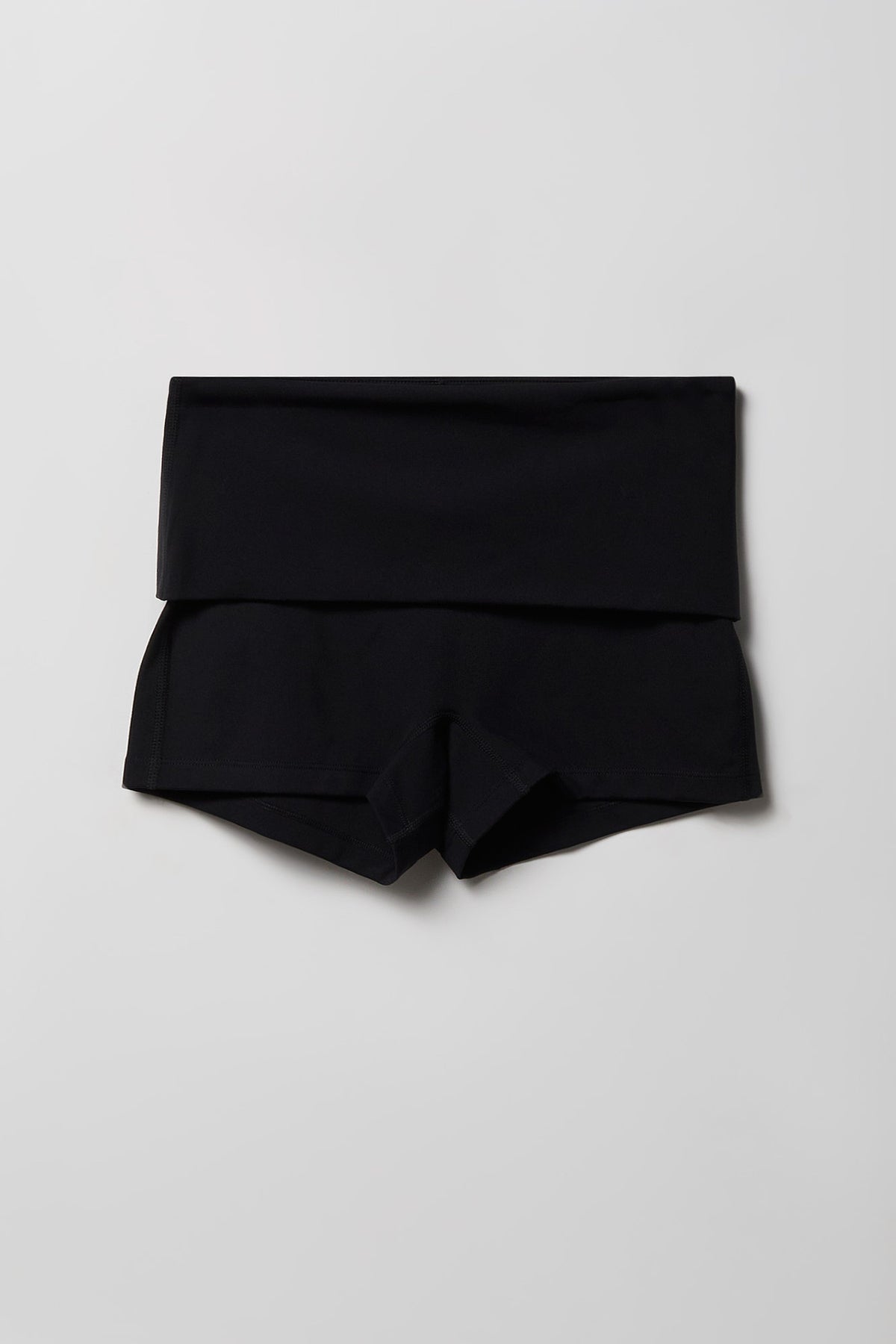 Alt View 6. Active Foldover Waist Short - Black