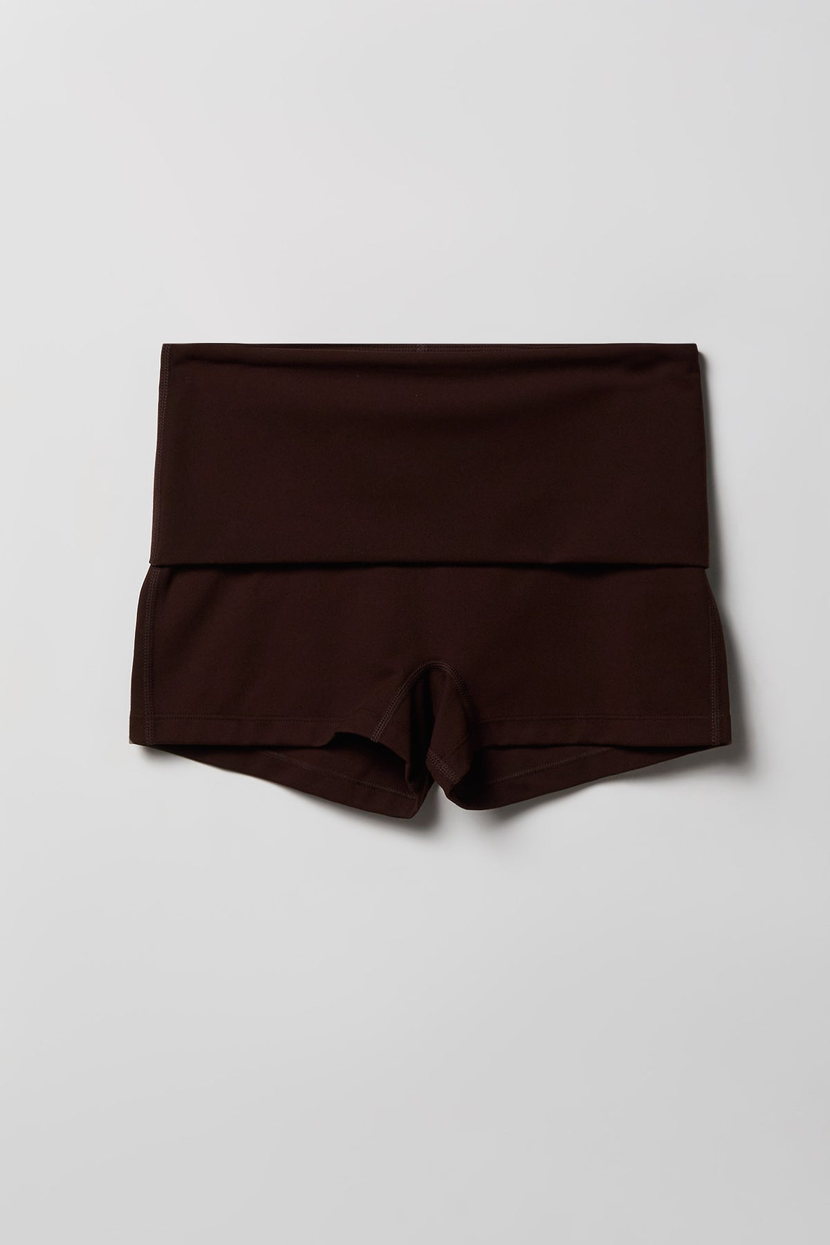 Alt View 6. Active Foldover Waist Short - Brown