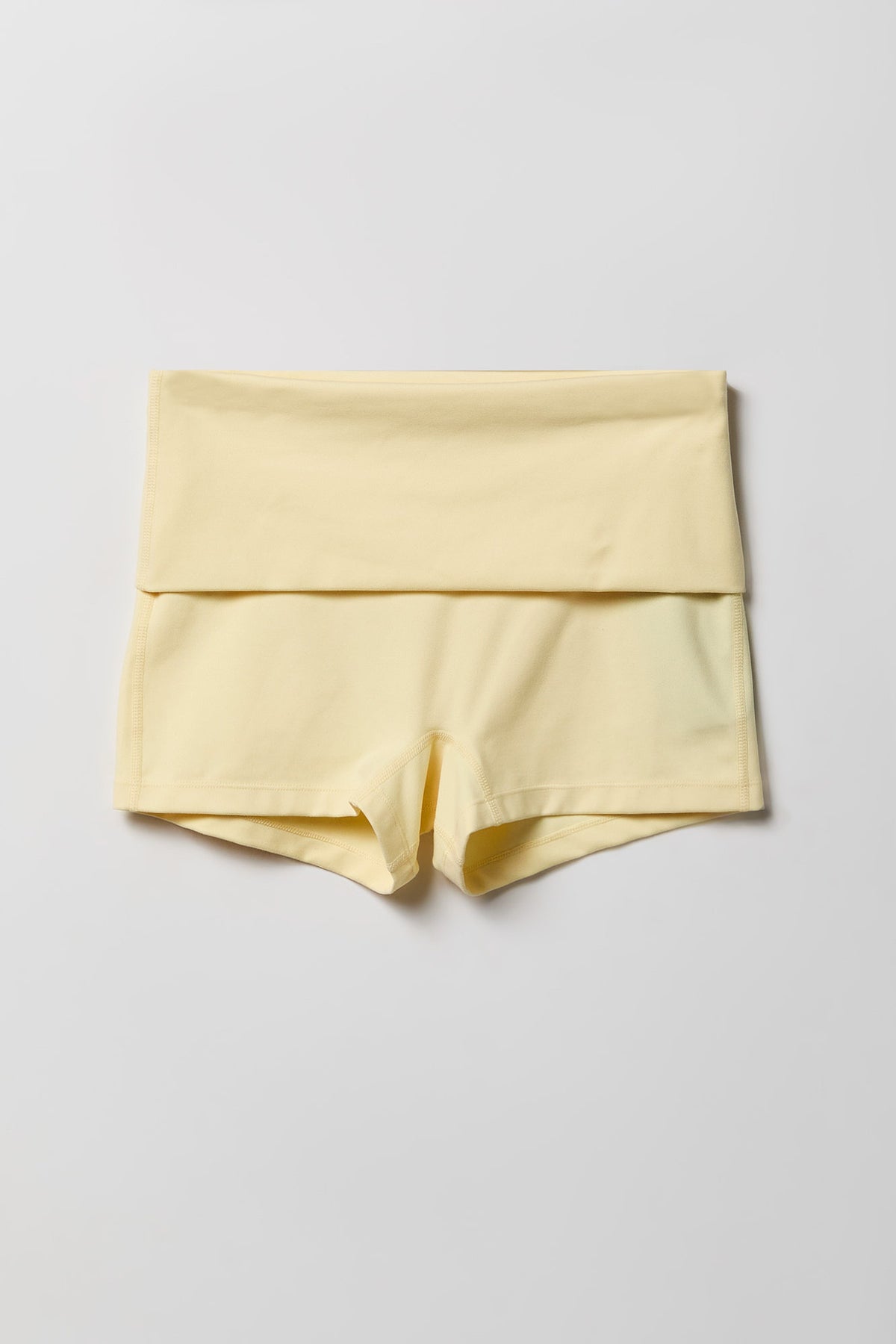 Alt View 5. Active Foldover Waist Short - Yellow