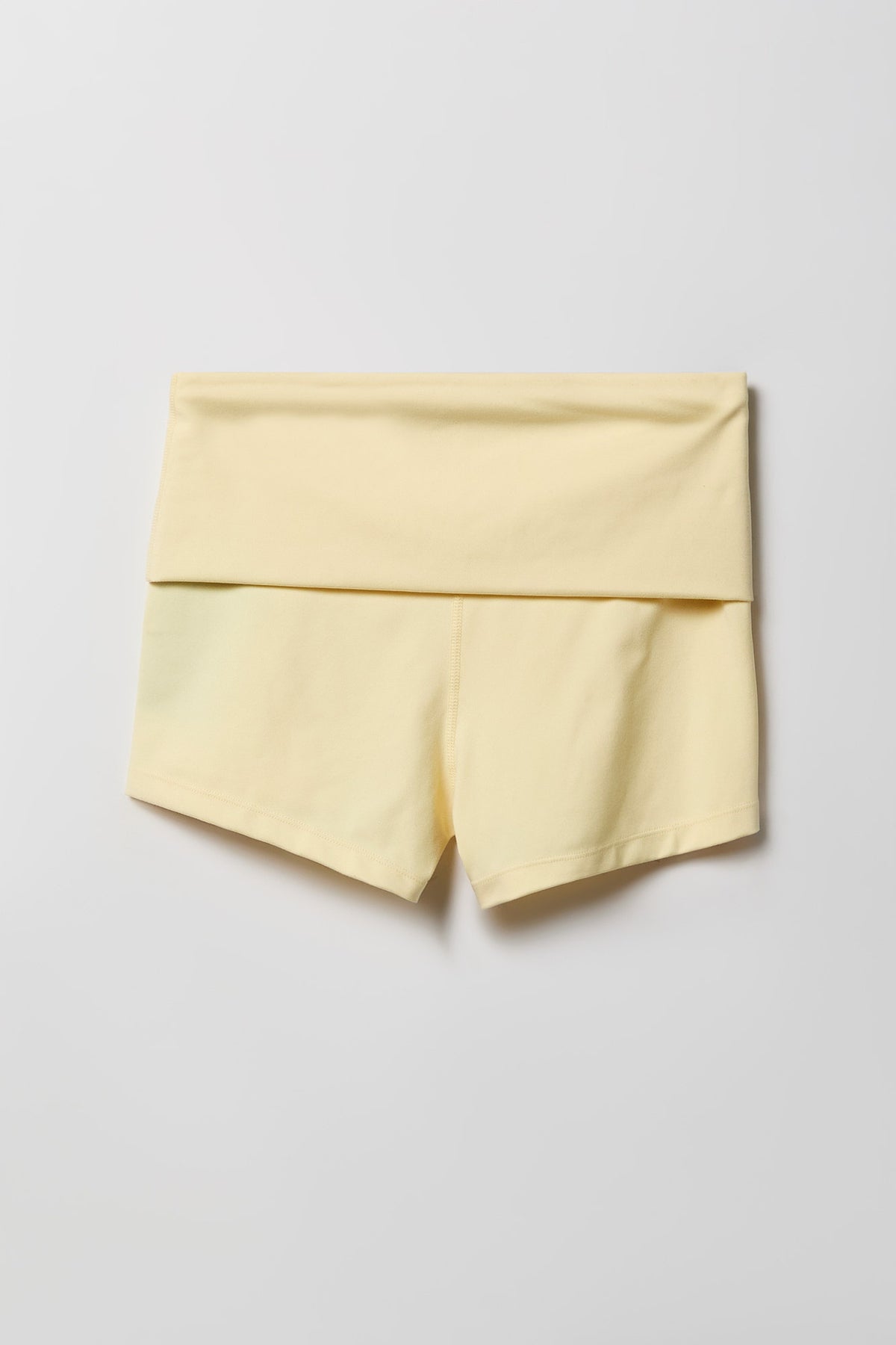 Alt View 6. Active Foldover Waist Short - Yellow