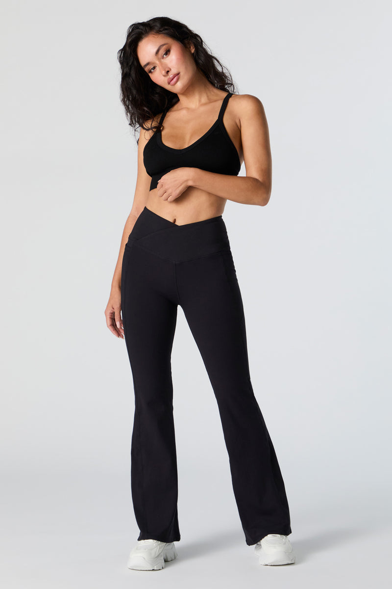 V-Waist Active Flare Pant