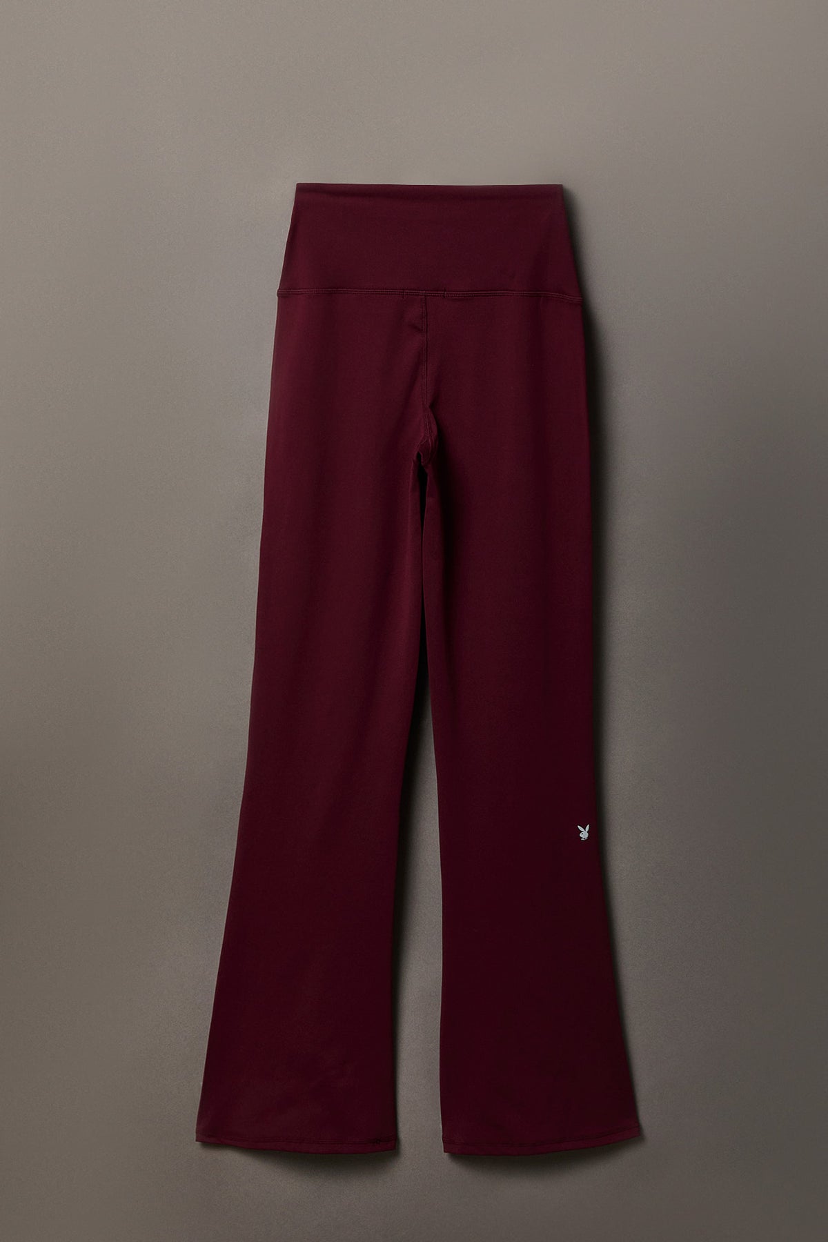 Alt View 5. Playboy Active Flare Pant - Burgundy