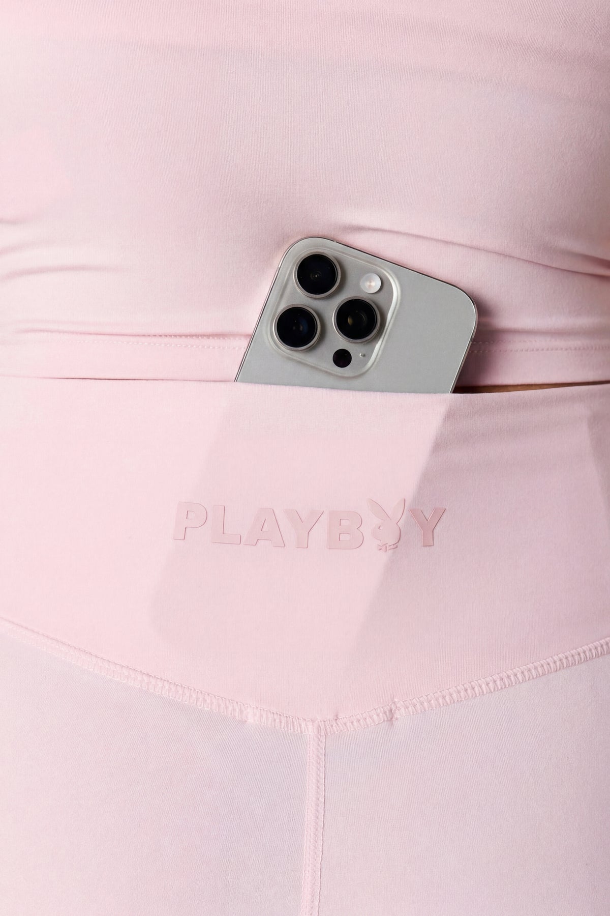 Alt View 3. Playboy Active Flare Pant - Pink