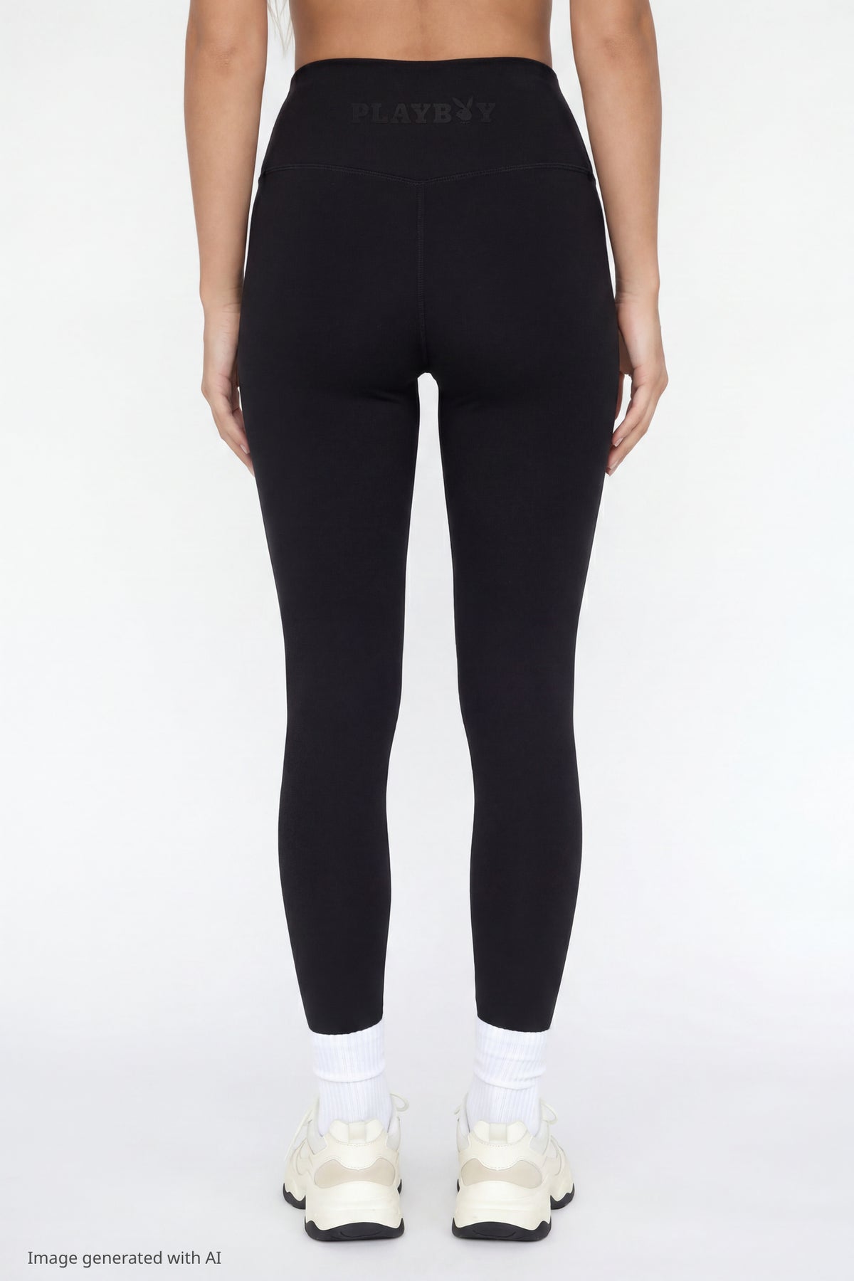 Alt View 3. Playboy Active Legging - Black