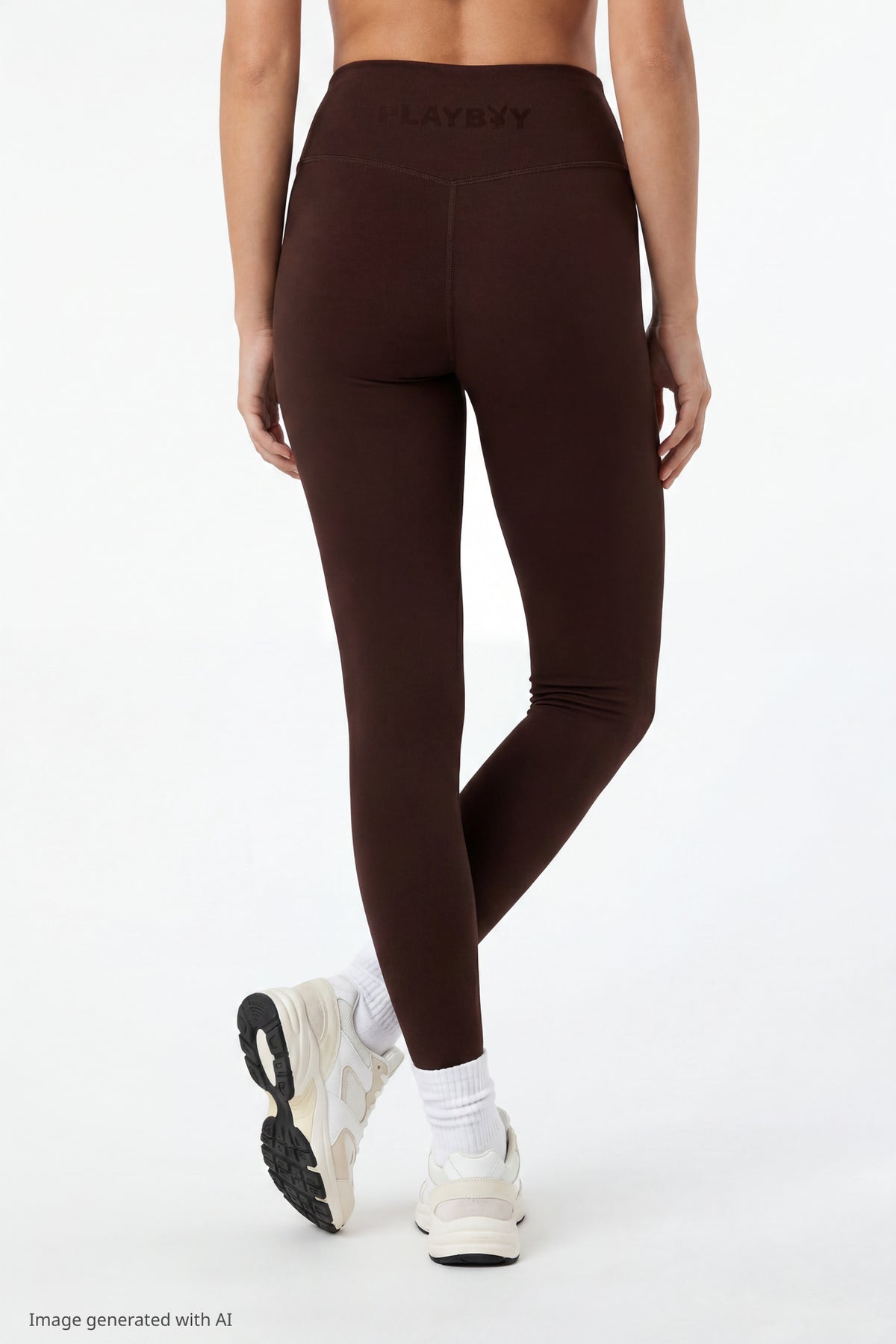 Alt View 3. Playboy Active Legging - Brown