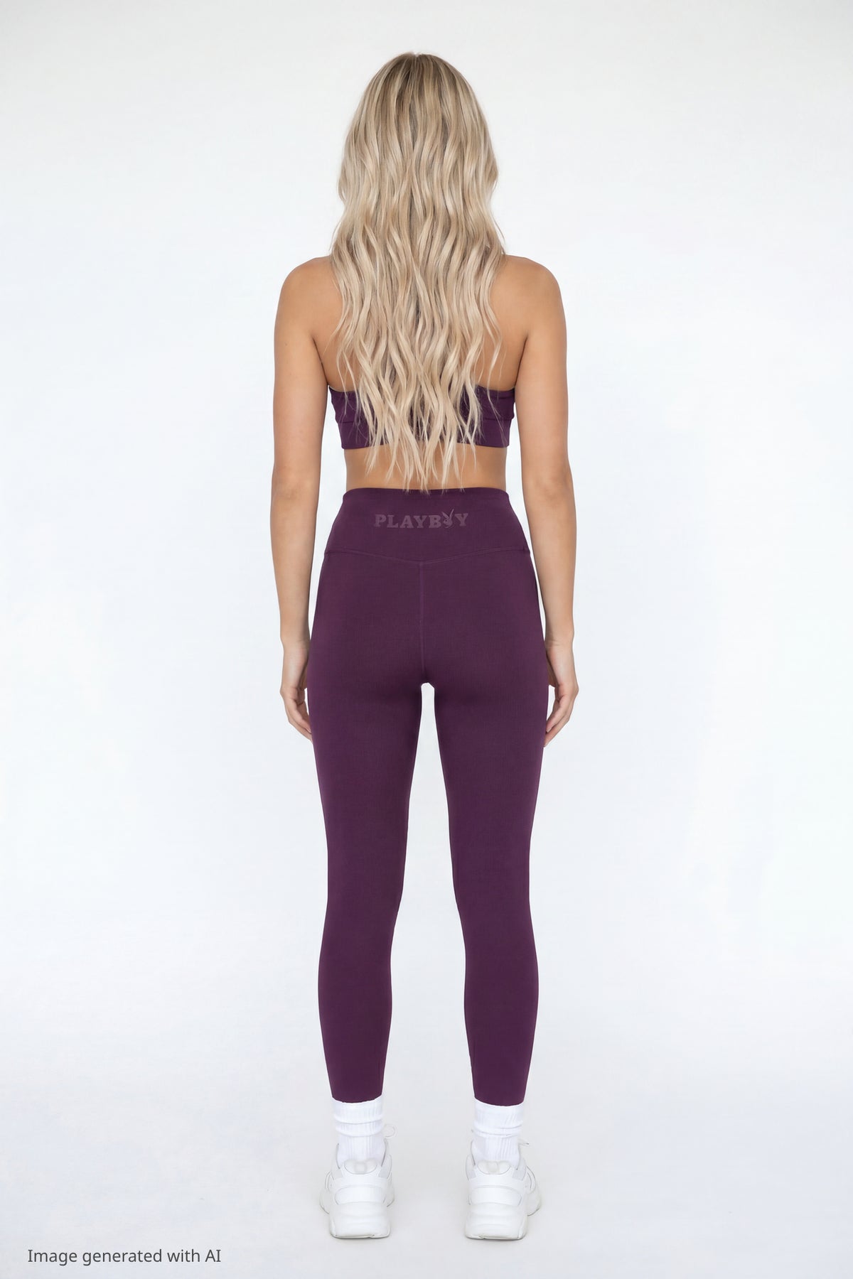 Alt View 2. Playboy Active Legging - Purple