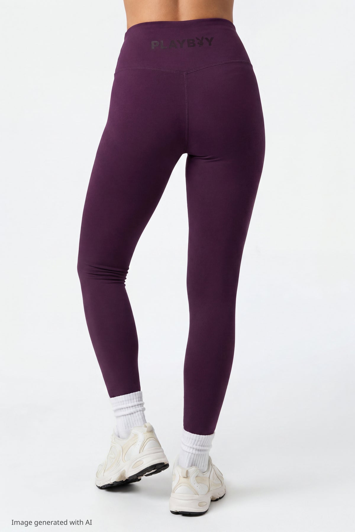 Alt View 3. Playboy Active Legging - Purple