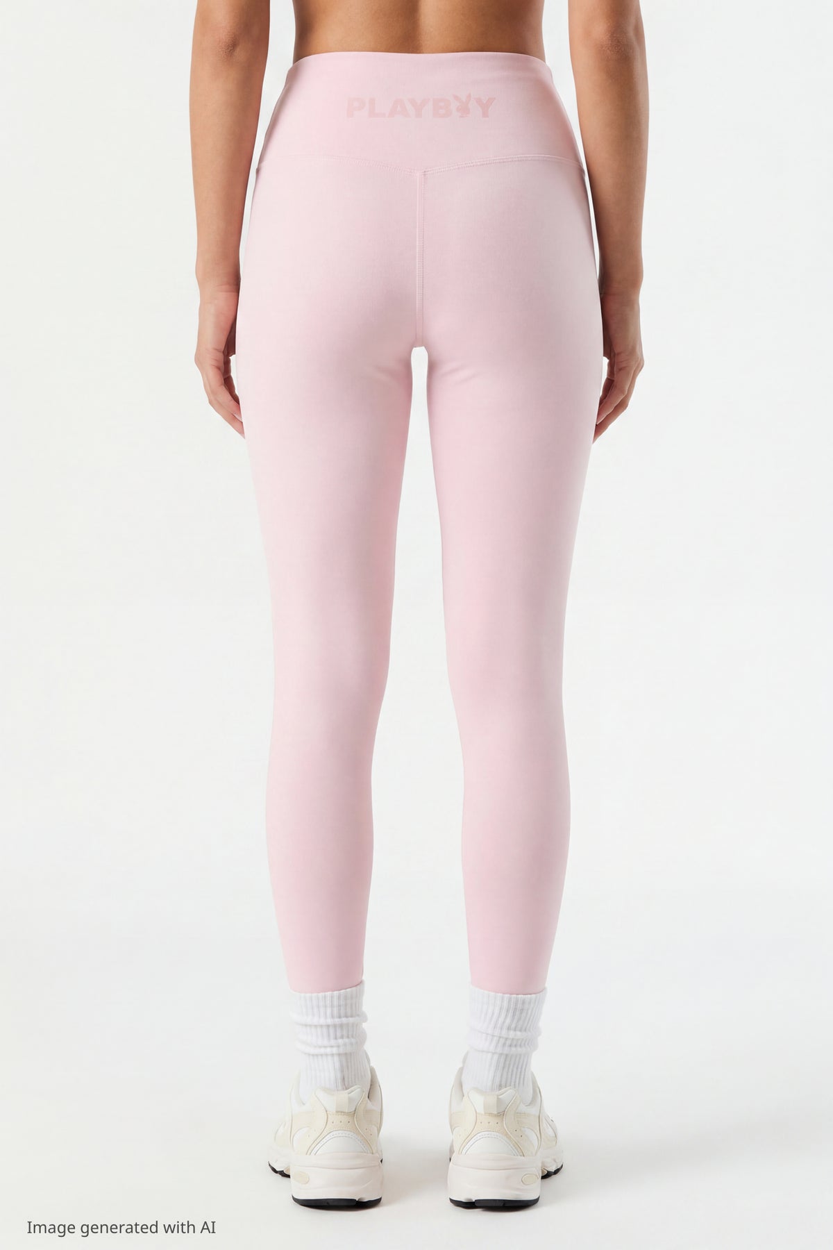 Alt View 3. Playboy Active Legging - Pink
