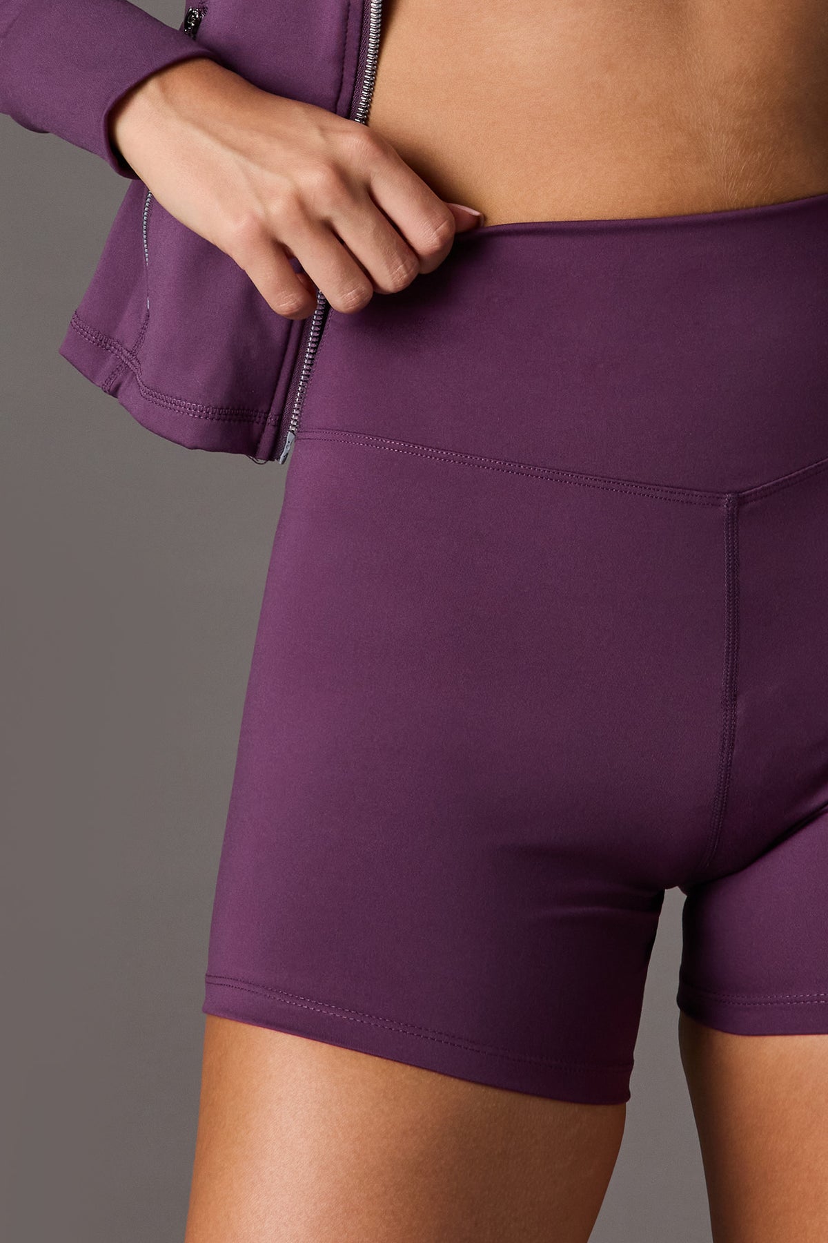 Alt View 3. Playboy Active Shortie 2" - Purple