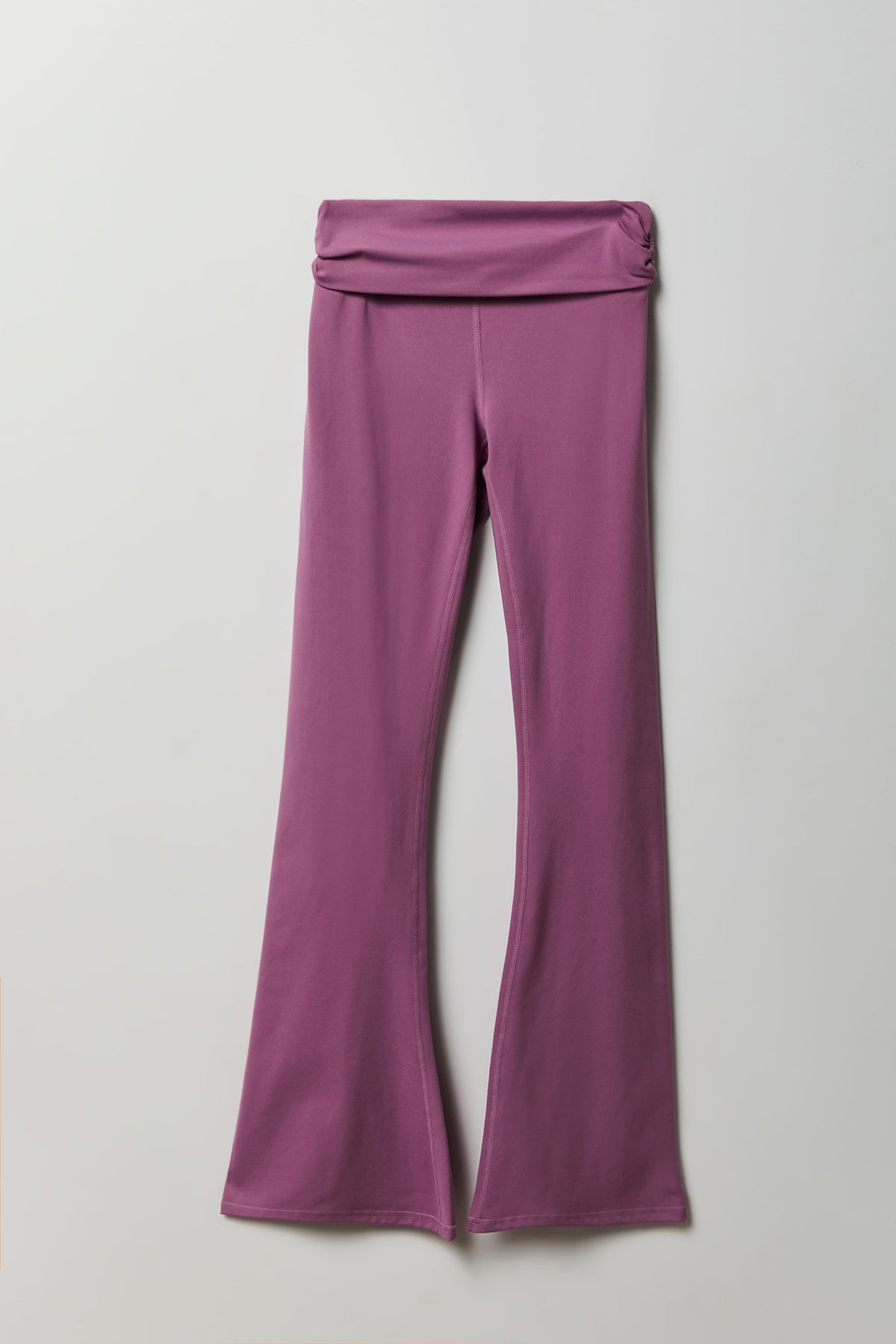 Sommer Ray Scrunch Waist Flare Pant - Purple