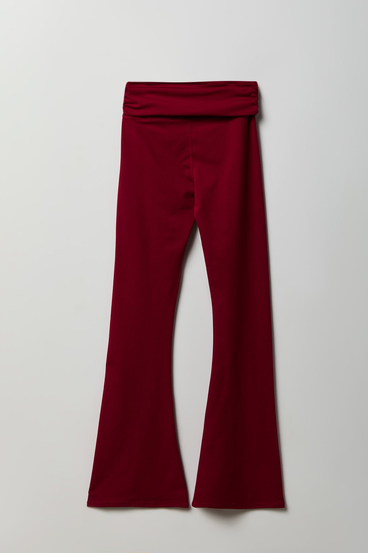 Sommer Ray Scrunch Waist Flare Pant - Red