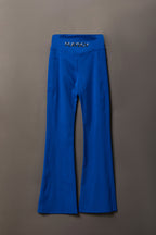 Playboy Chrome Detail Crossover Waist Flare Legging