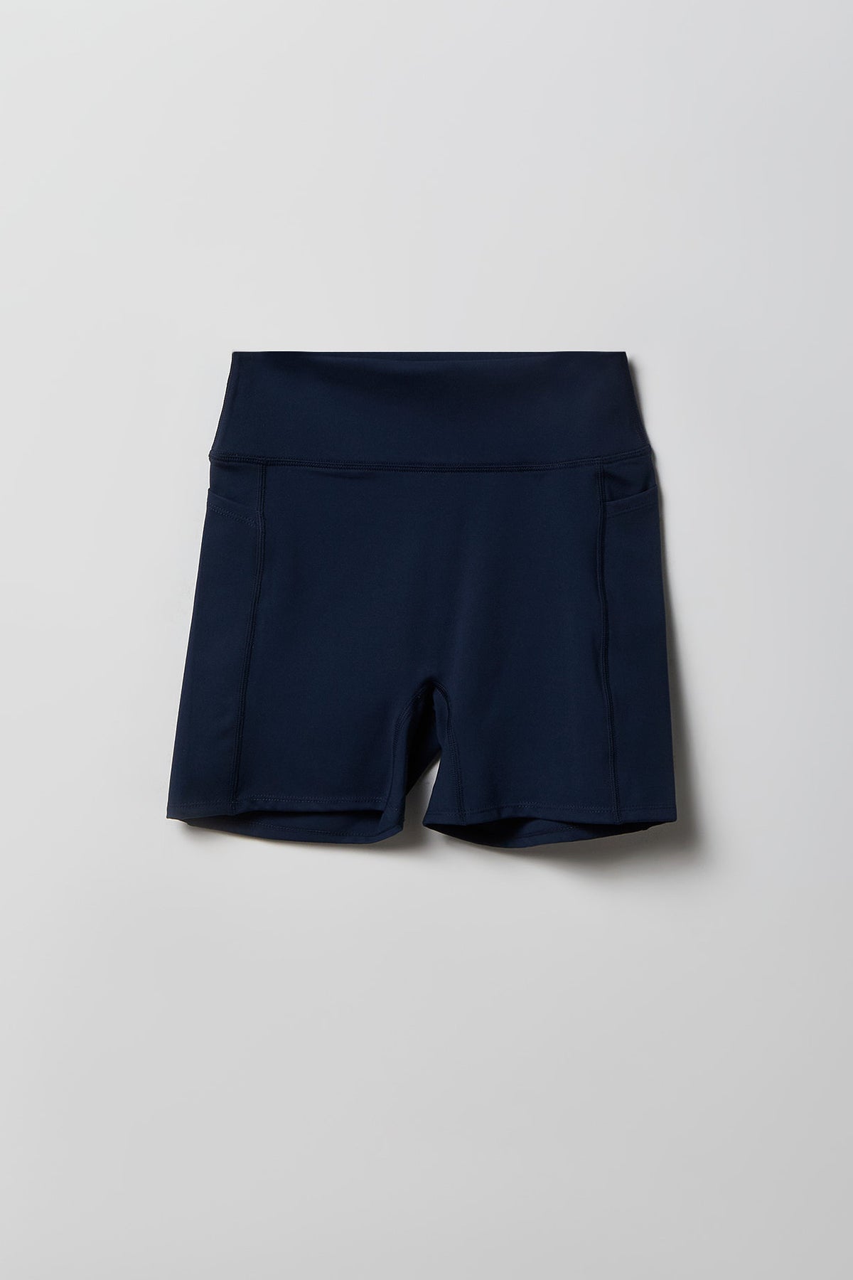 Alt View 5. Active High Density Short 4" - Navy