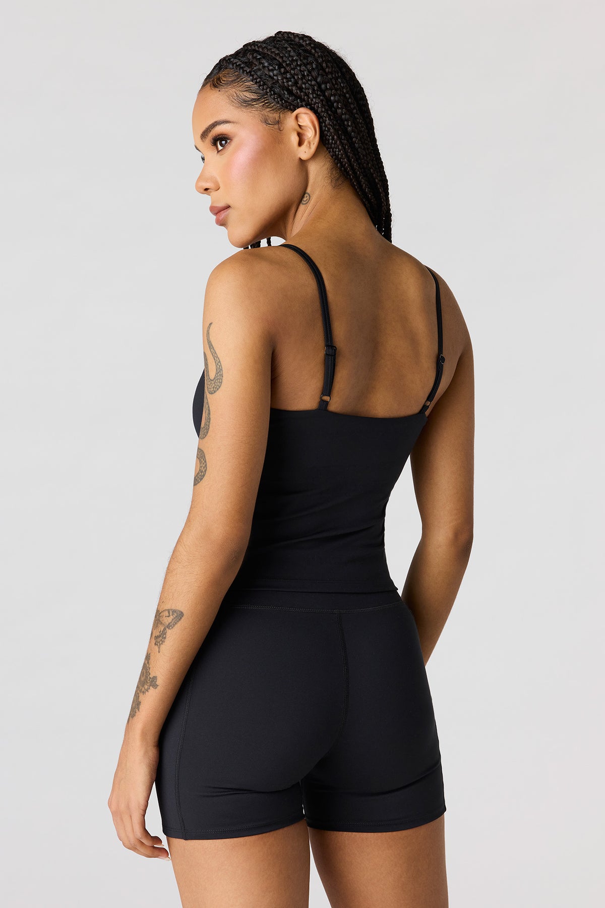 Alt View 2. Active High Density Short 4" - Black