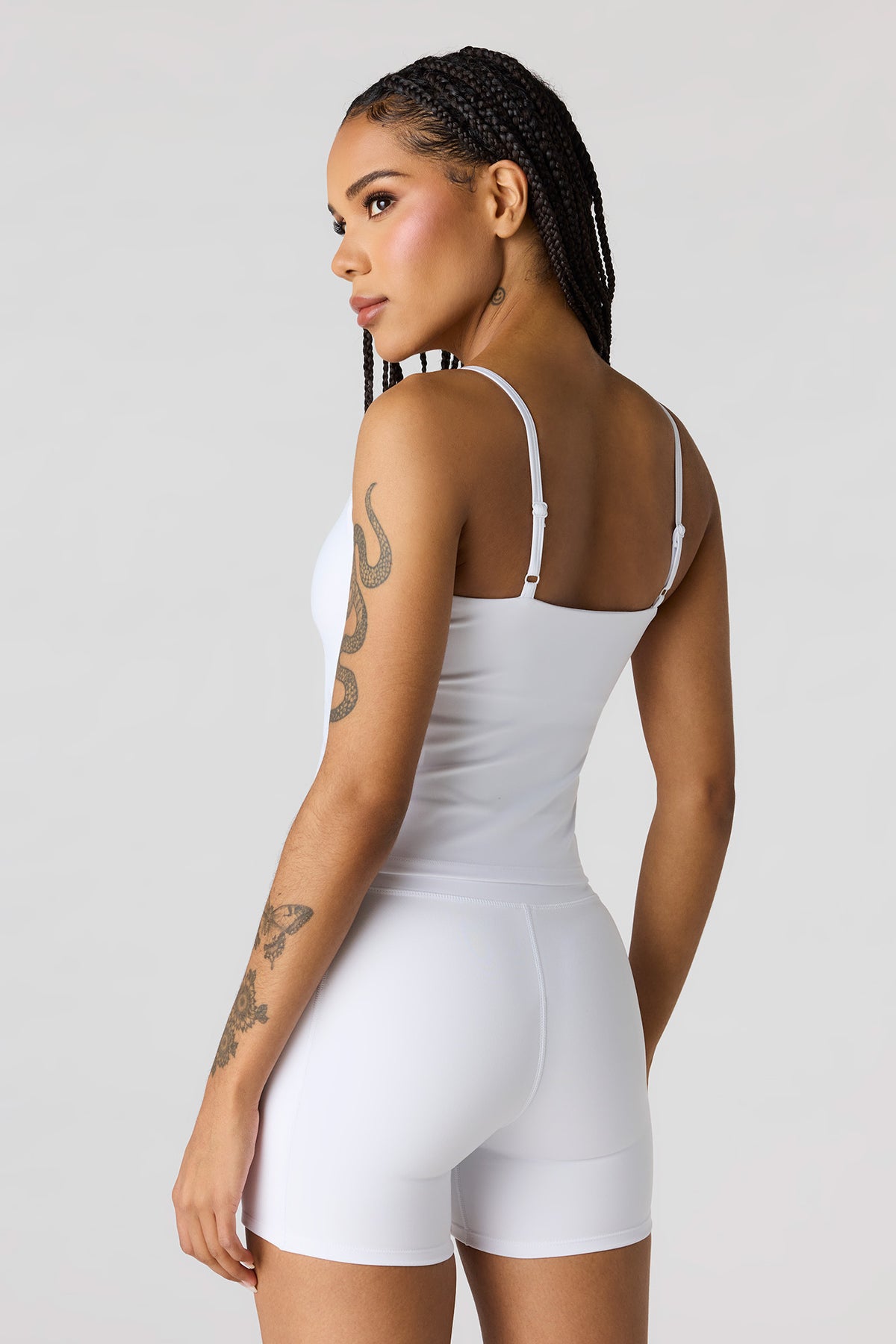Alt View 2. Active High Density Short 4" - White