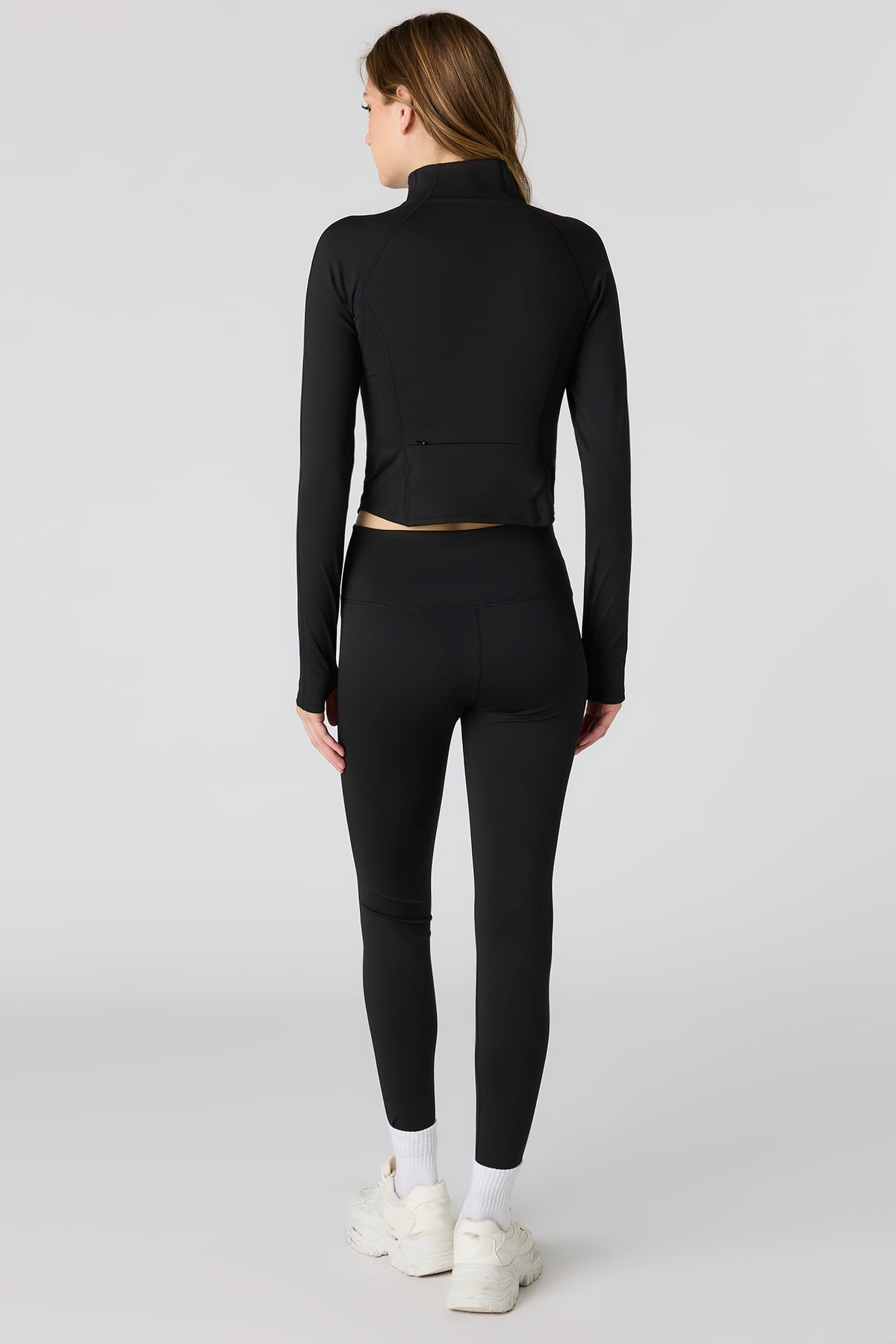 Alt View 3. Active High Density Legging - Black
