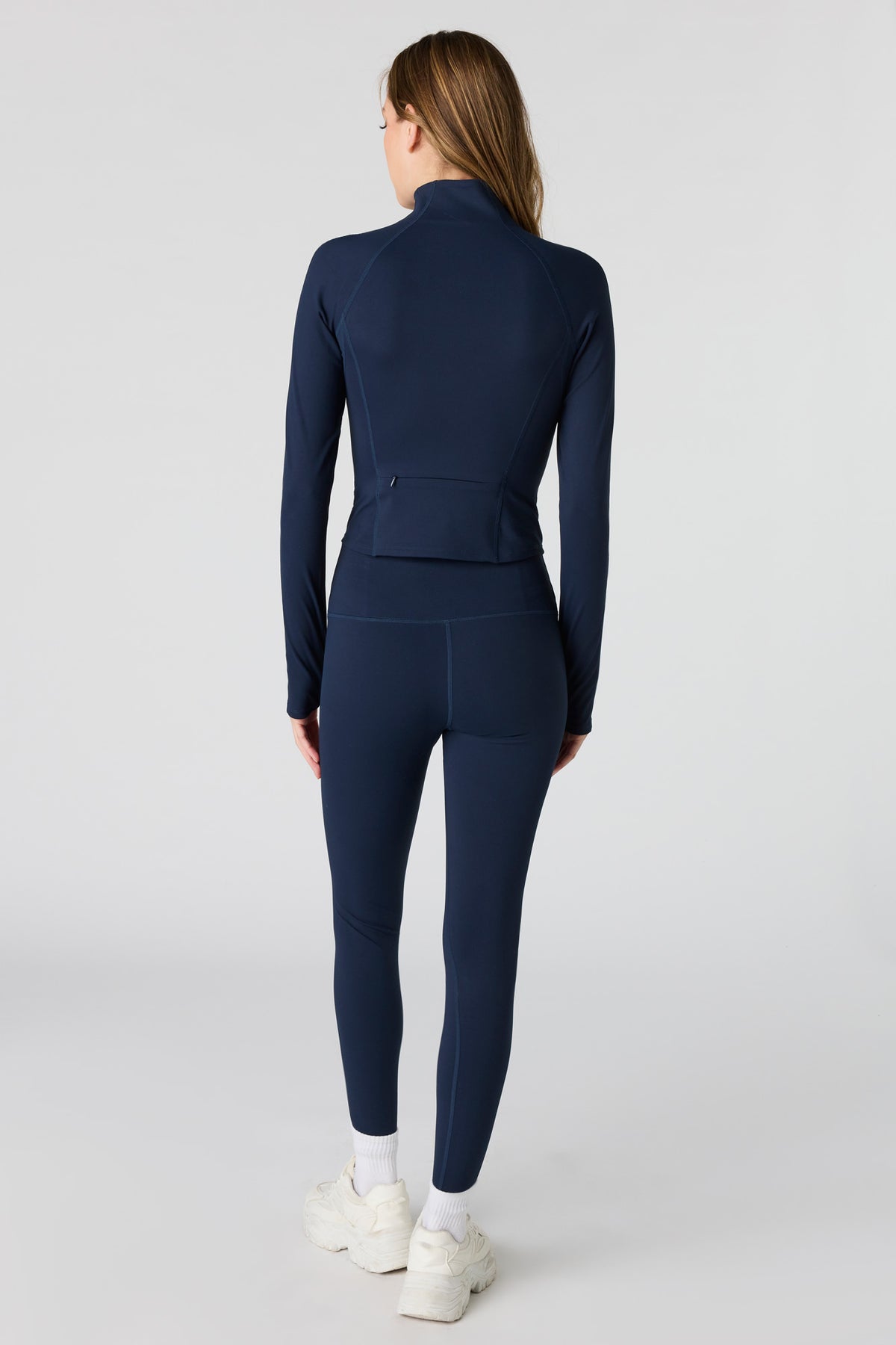 Alt View 3. Active High Density Legging - Navy
