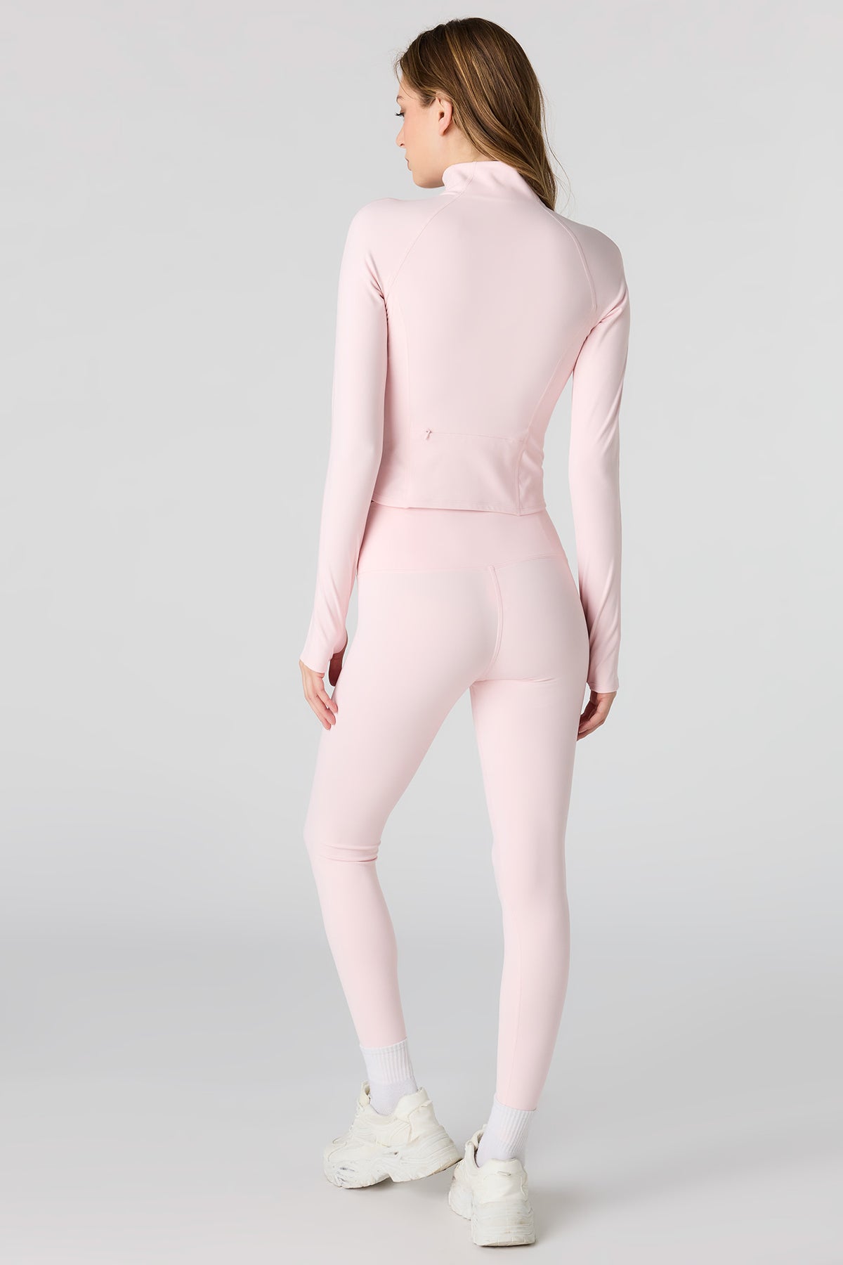 Alt View 3. Active High Density Legging - Pink