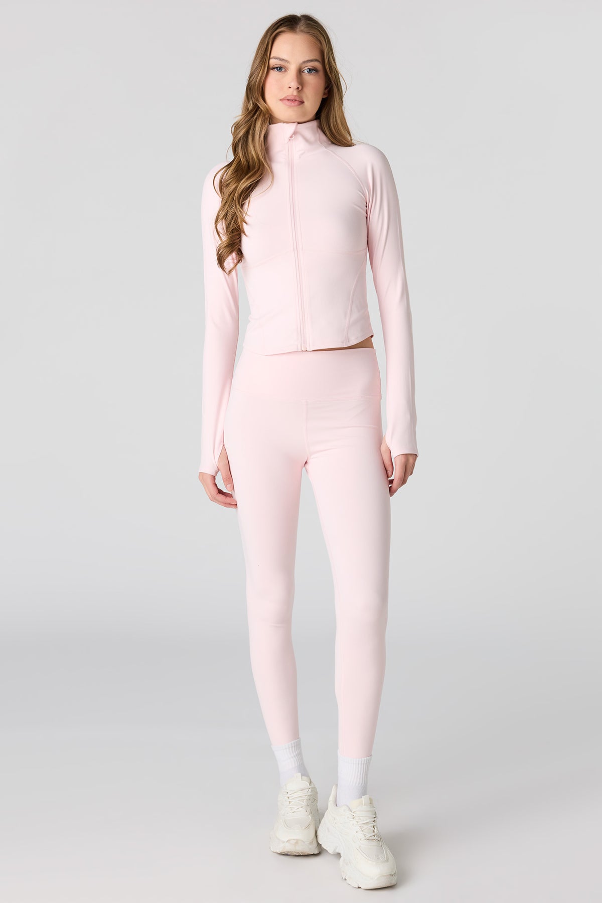 Active High Density Legging - Pink