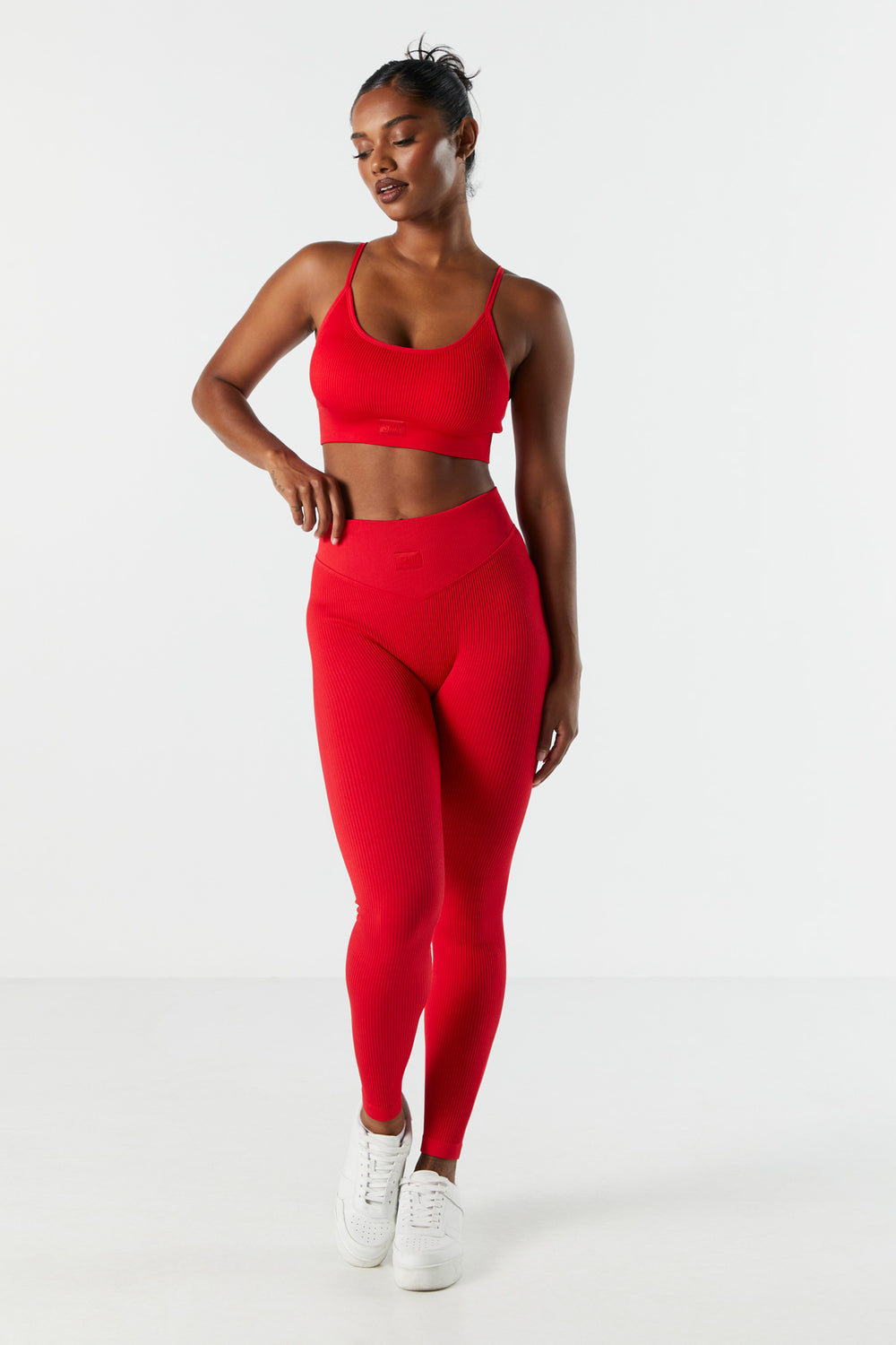 Sommer Ray Seamless Ribbed Active Legging Sommer Ray Seamless Ribbed Active Legging 1
