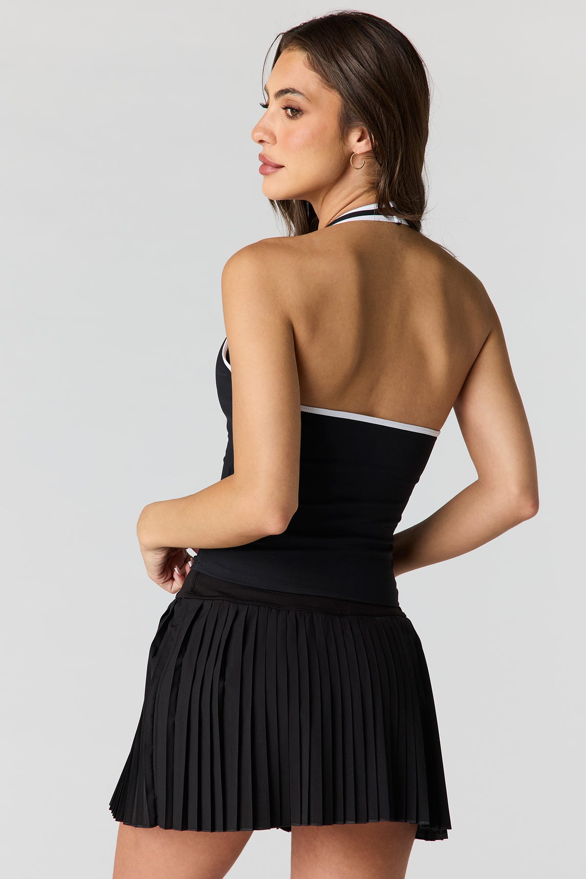 Alt View 6. Active High Density Pleated Skort - Pink
