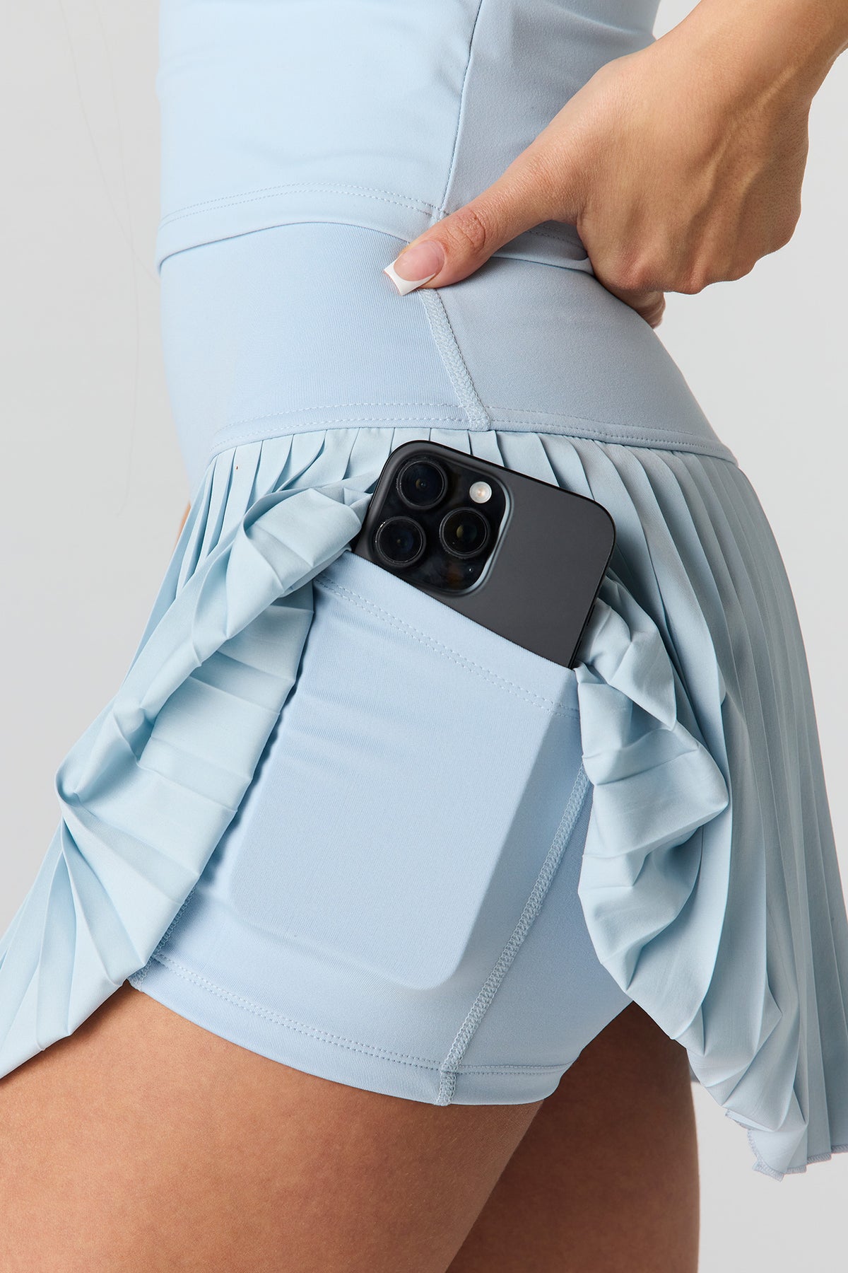 Alt View 16. Active High Density Pleated Skort - Pink