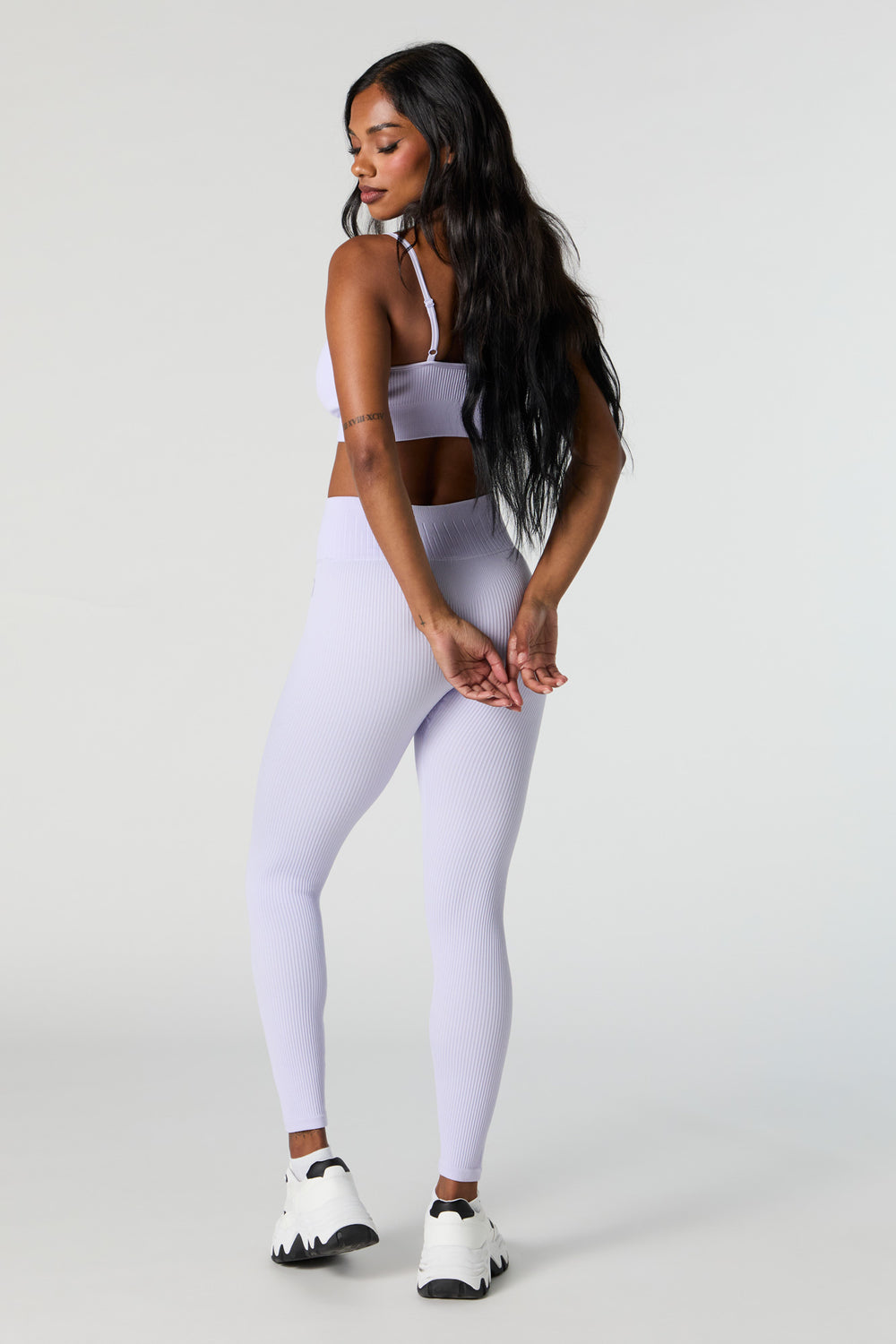 Active Seamless Ribbed Drawstring Legging Active Seamless Ribbed Drawstring Legging 3