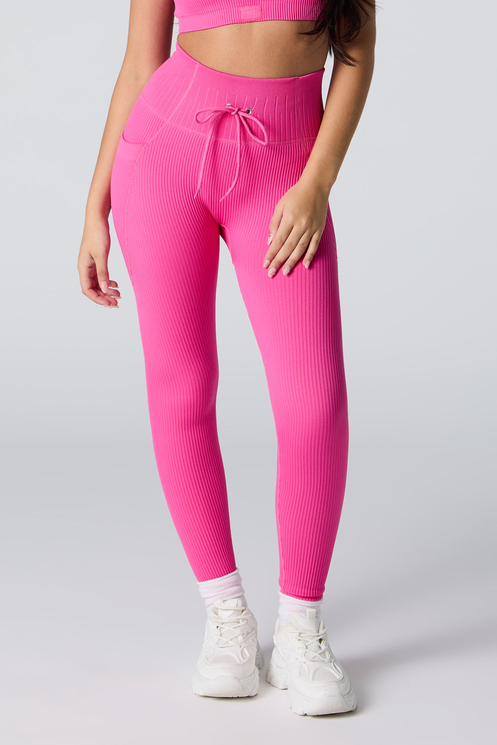 Sommer Ray Active Seamless Ribbed Drawstring Legging Sommer Ray Active Seamless Ribbed Drawstring Legging 14