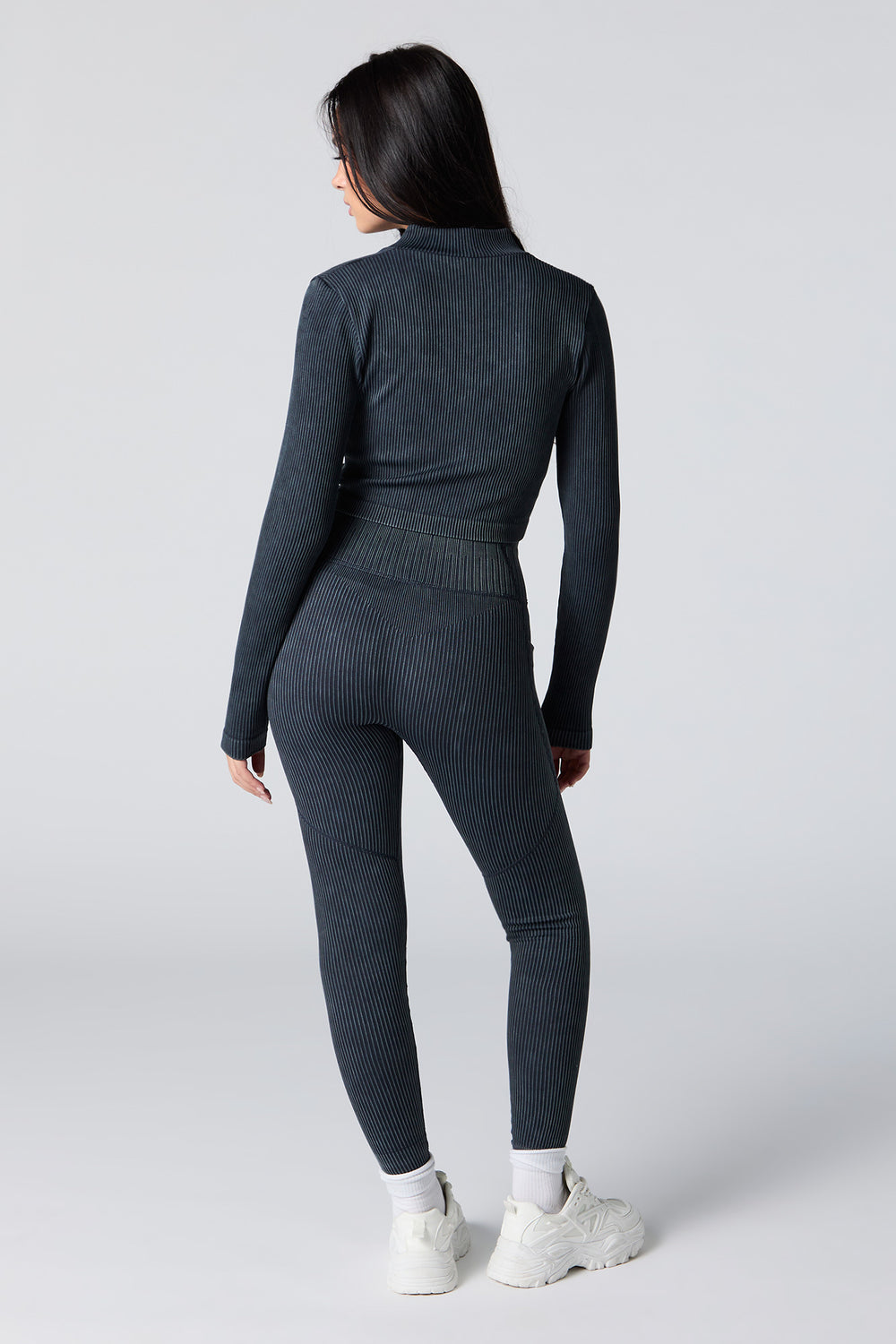 Sommer Ray Active Seamless Ribbed Drawstring Legging Sommer Ray Active Seamless Ribbed Drawstring Legging 3