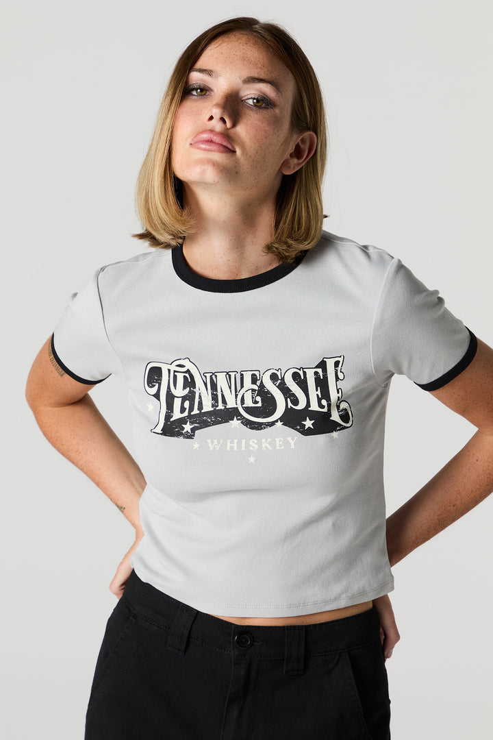 Tennessee Whiskey Graphic Ringer T-Shirt