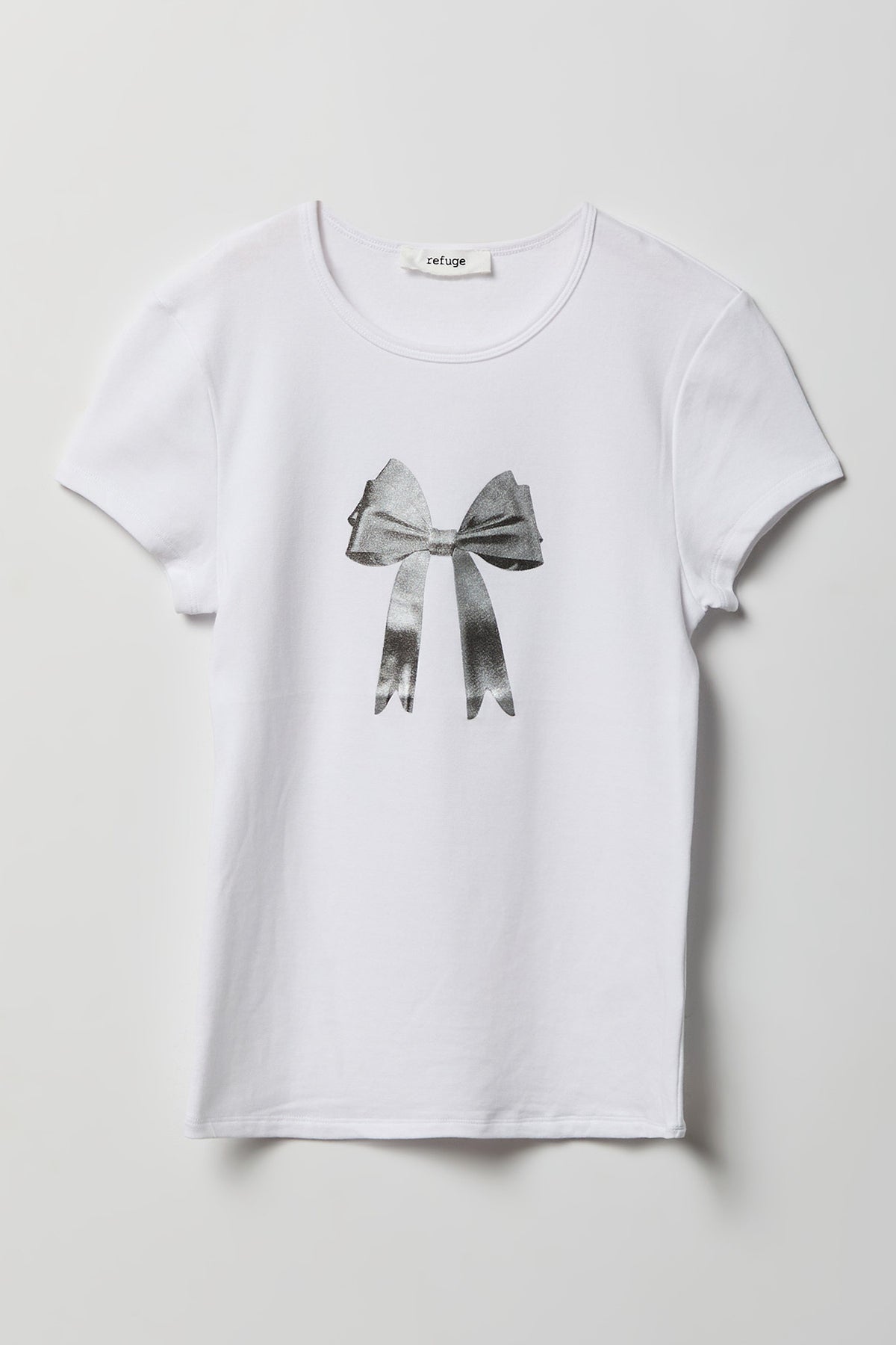 Alt View 4. Fitted Graphic T-Shirt - White