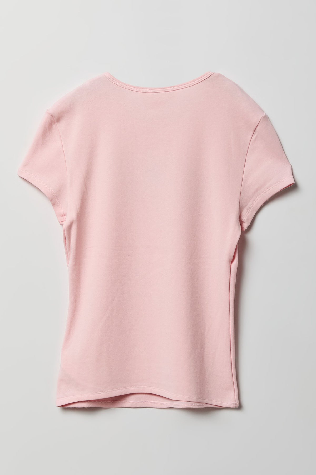 Alt View 5. Fitted Graphic T-Shirt - Light Pink