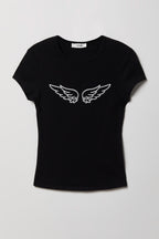 Graphic Fitted T-Shirt