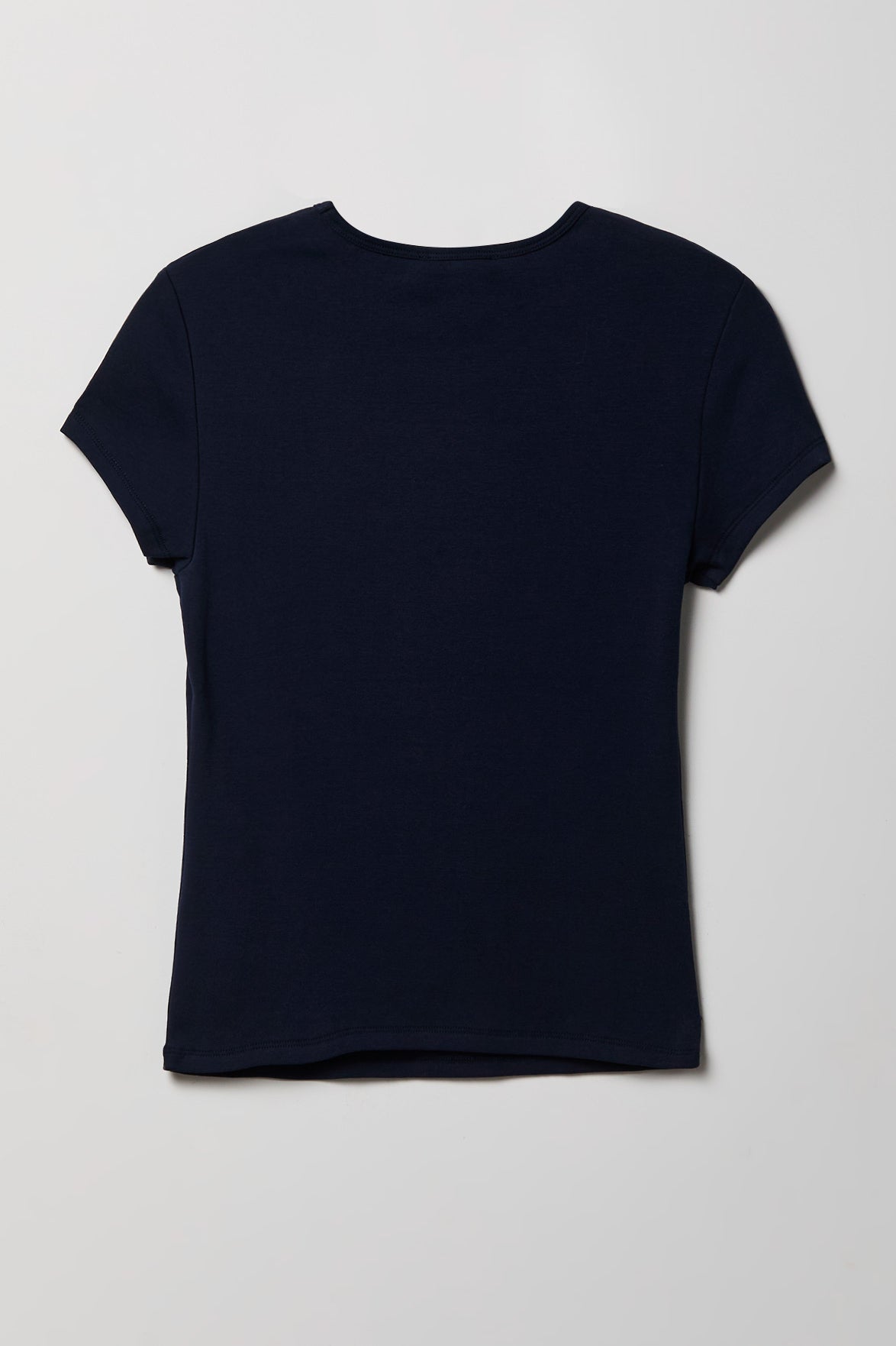Alt View 2. Graphic Fitted T-Shirt - Navy