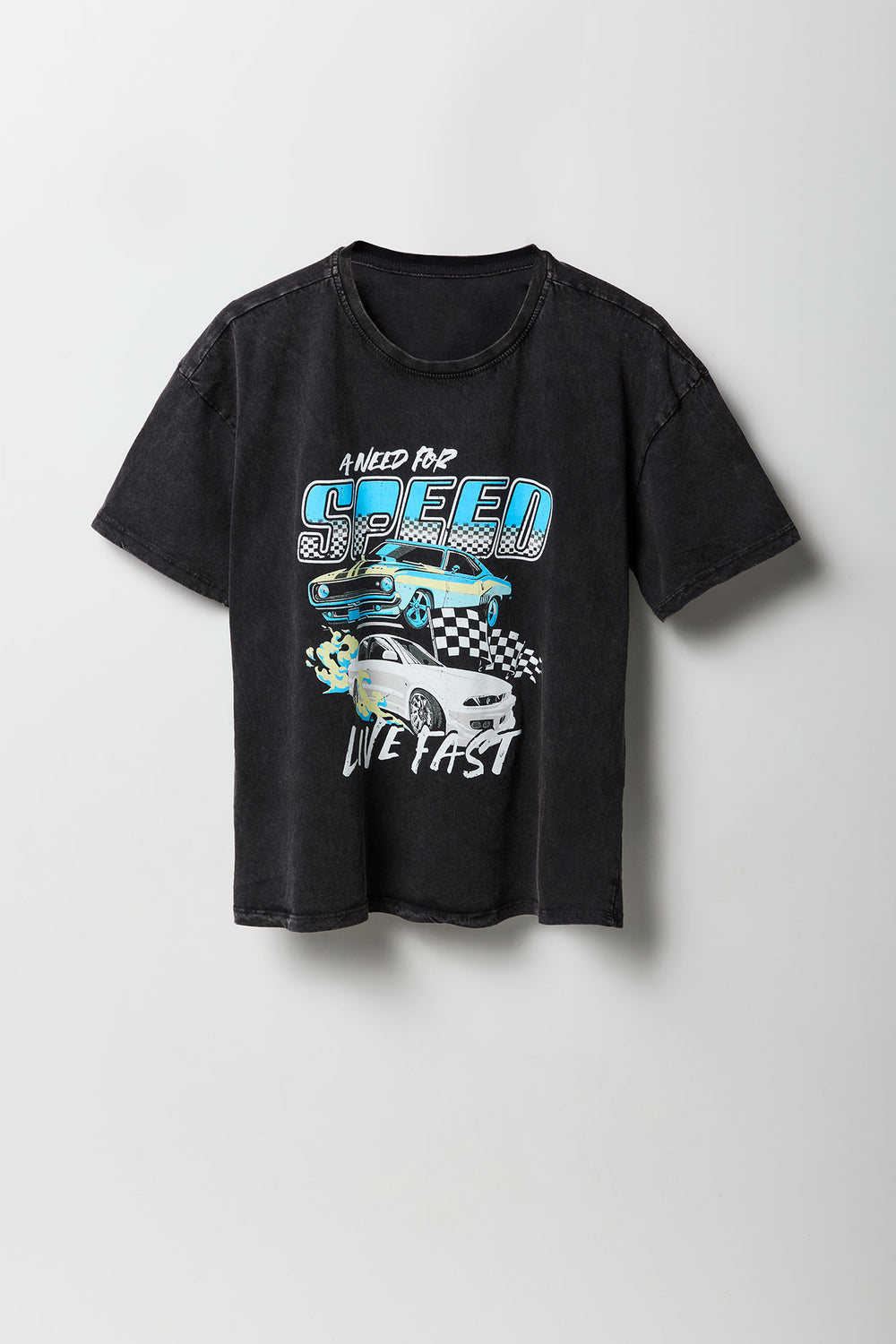 Need for Speed Graphic Washed Boyfriend T-Shirt Need for Speed Graphic Washed Boyfriend T-Shirt 4