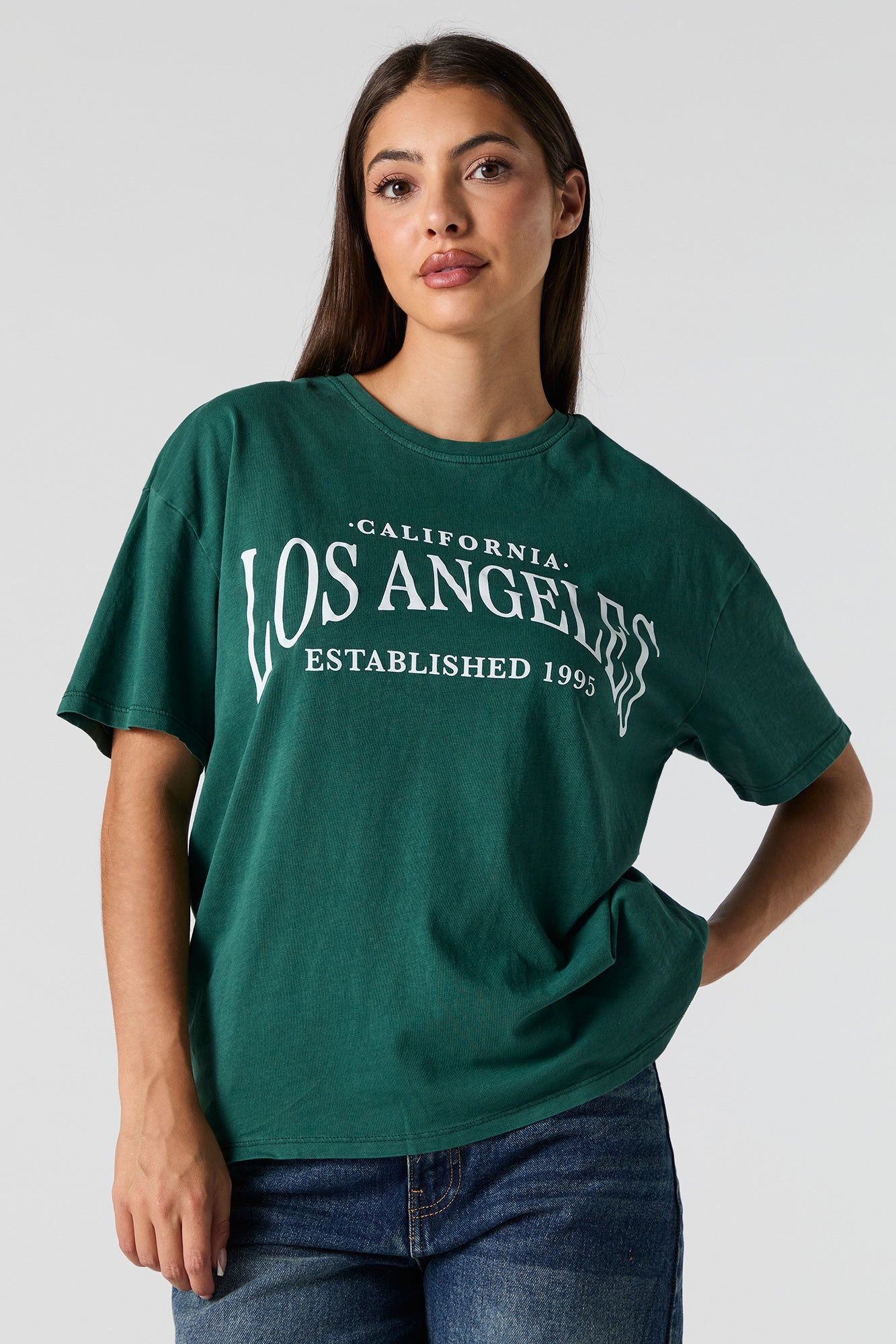 Los Angeles Est 1995 Graphic Boyfriend T-Shirt