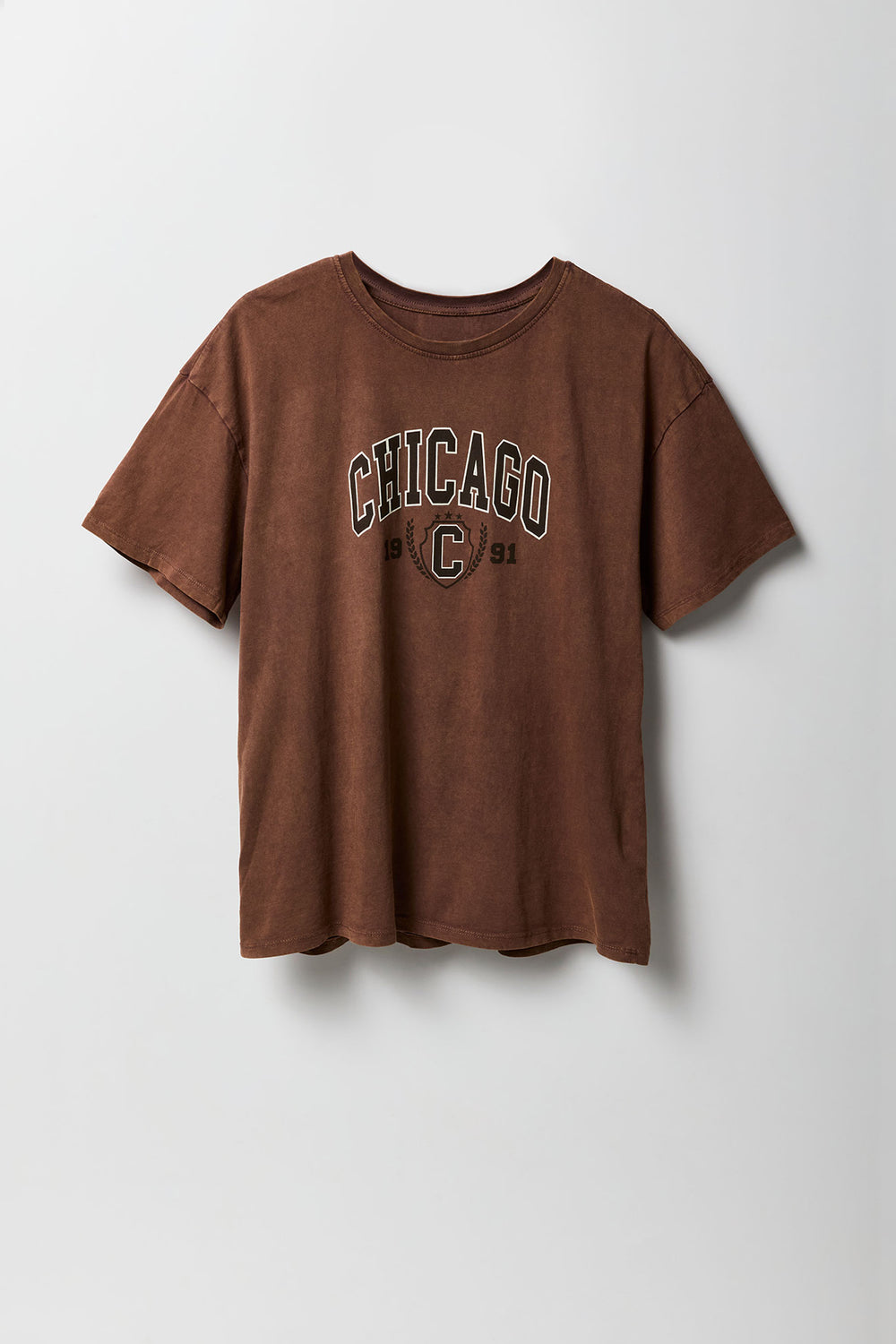 Chicago 1991 Graphic Washed Boyfriend T-Shirt Chicago 1991 Graphic Washed Boyfriend T-Shirt 4