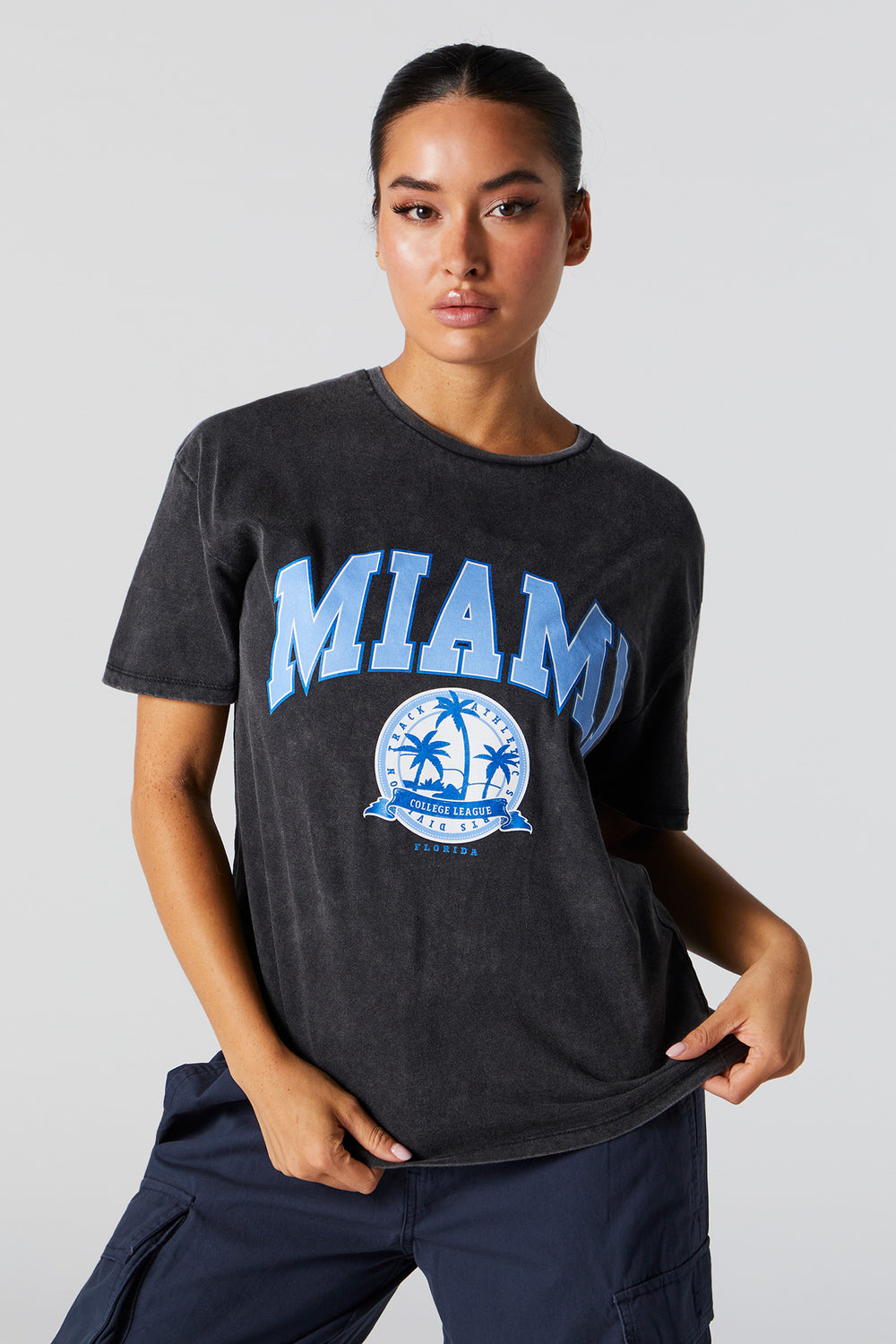 Miami Graphic Boyfriend T-Shirt Miami Graphic Boyfriend T-Shirt 3