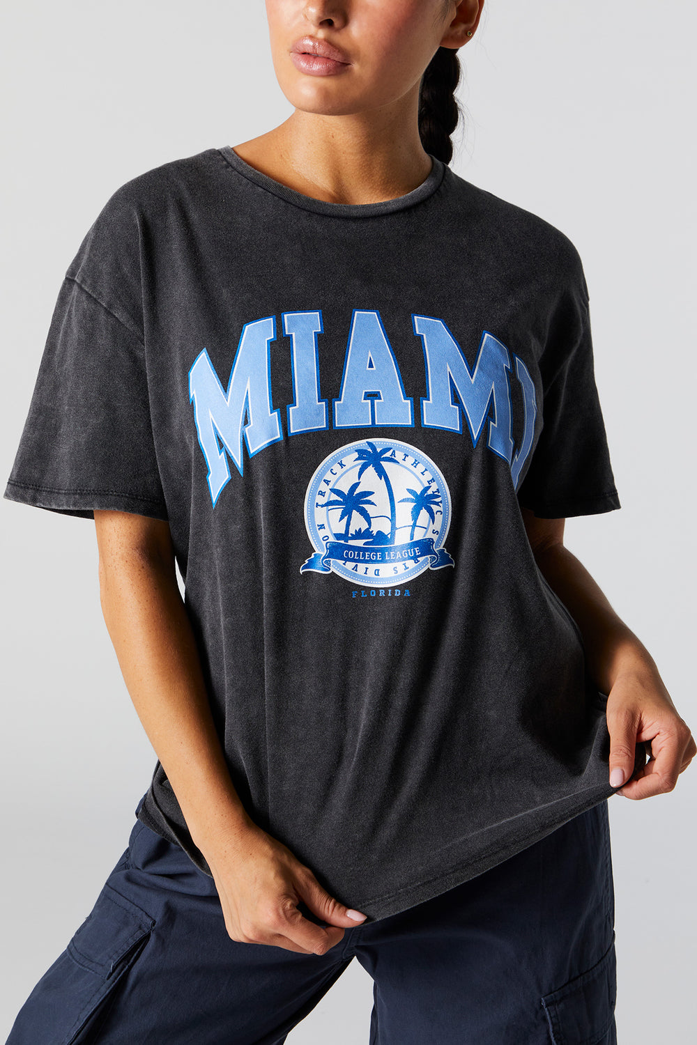 Miami Graphic Boyfriend T-Shirt Miami Graphic Boyfriend T-Shirt 4