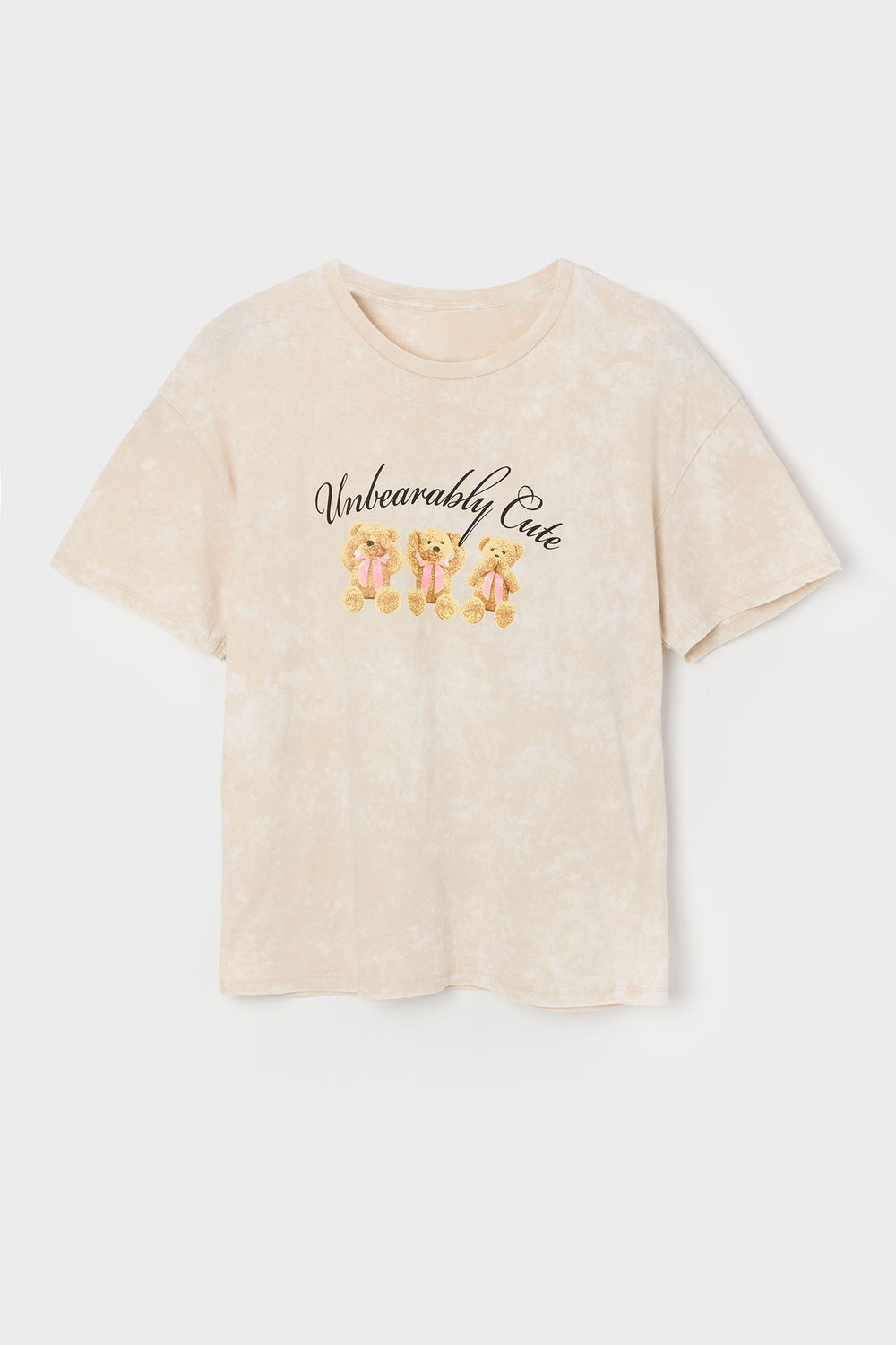 Unbearably Cute Graphic Washed Boyfriend T-Shirt Unbearably Cute Graphic Washed Boyfriend T-Shirt 4